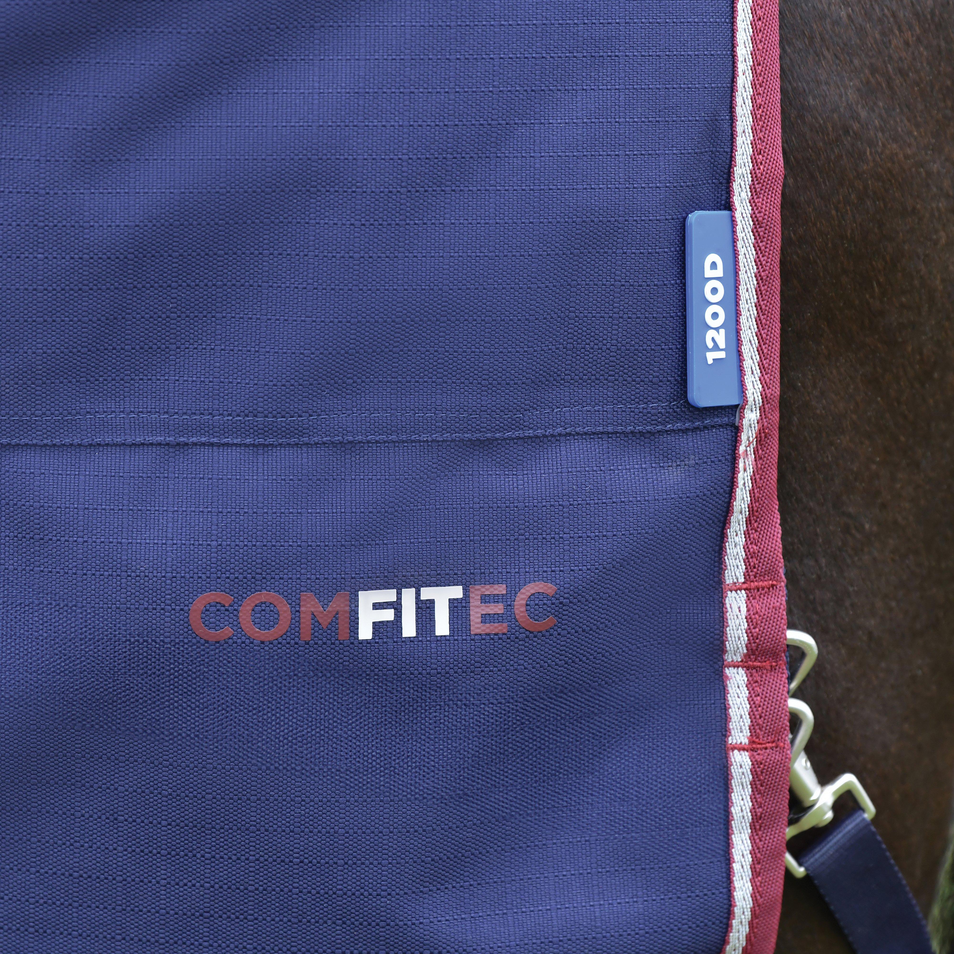 ComFiTec Essential 0G Standard Neck Turnout Rug Navy - Image 7