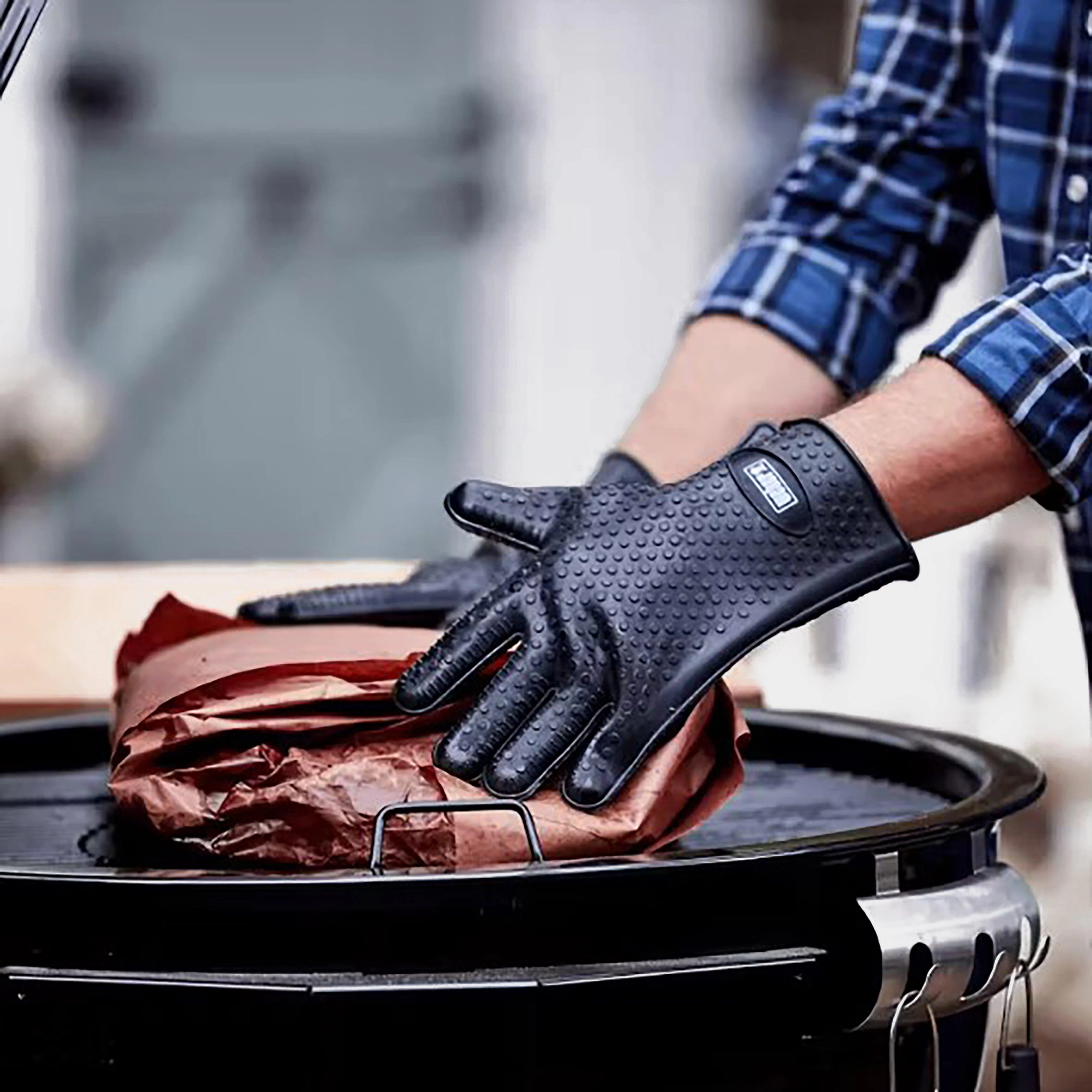 Silicone Barbecuing Gloves - Image 3
