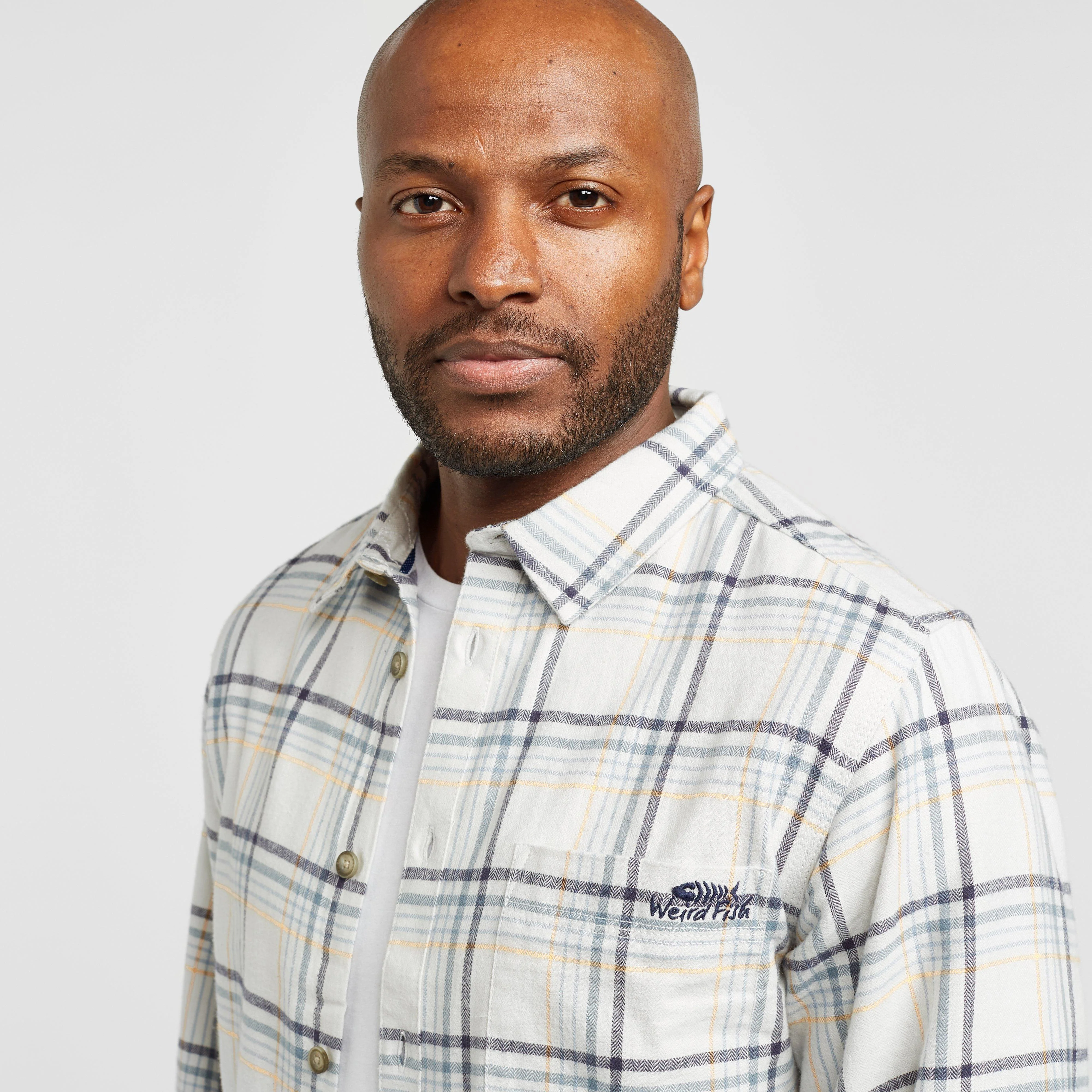 Men’s Beasley Organic Long Sleeve Check Shirt - Image 4