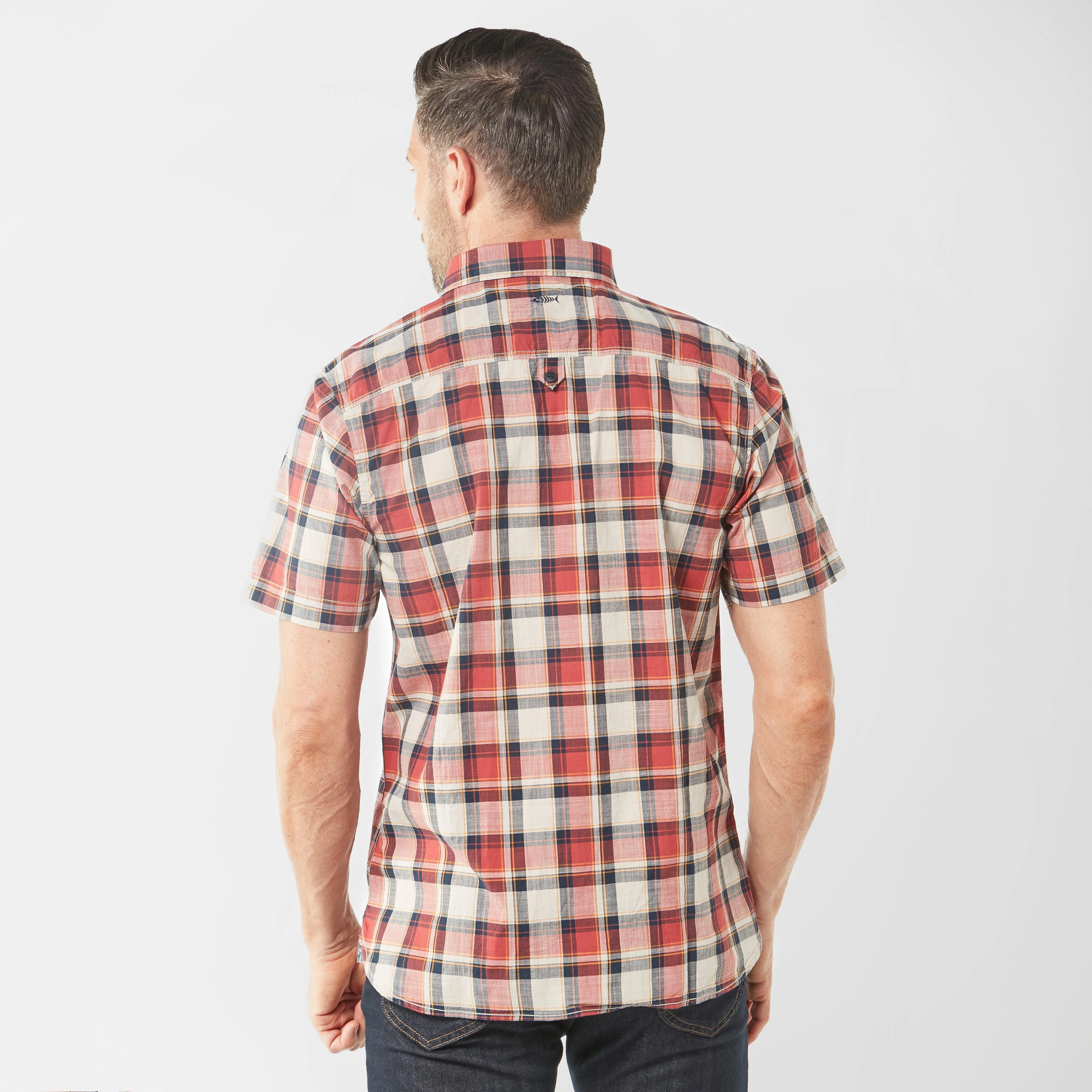 Men’s Clane Slub Check Short Sleeve Shirt - Image 2