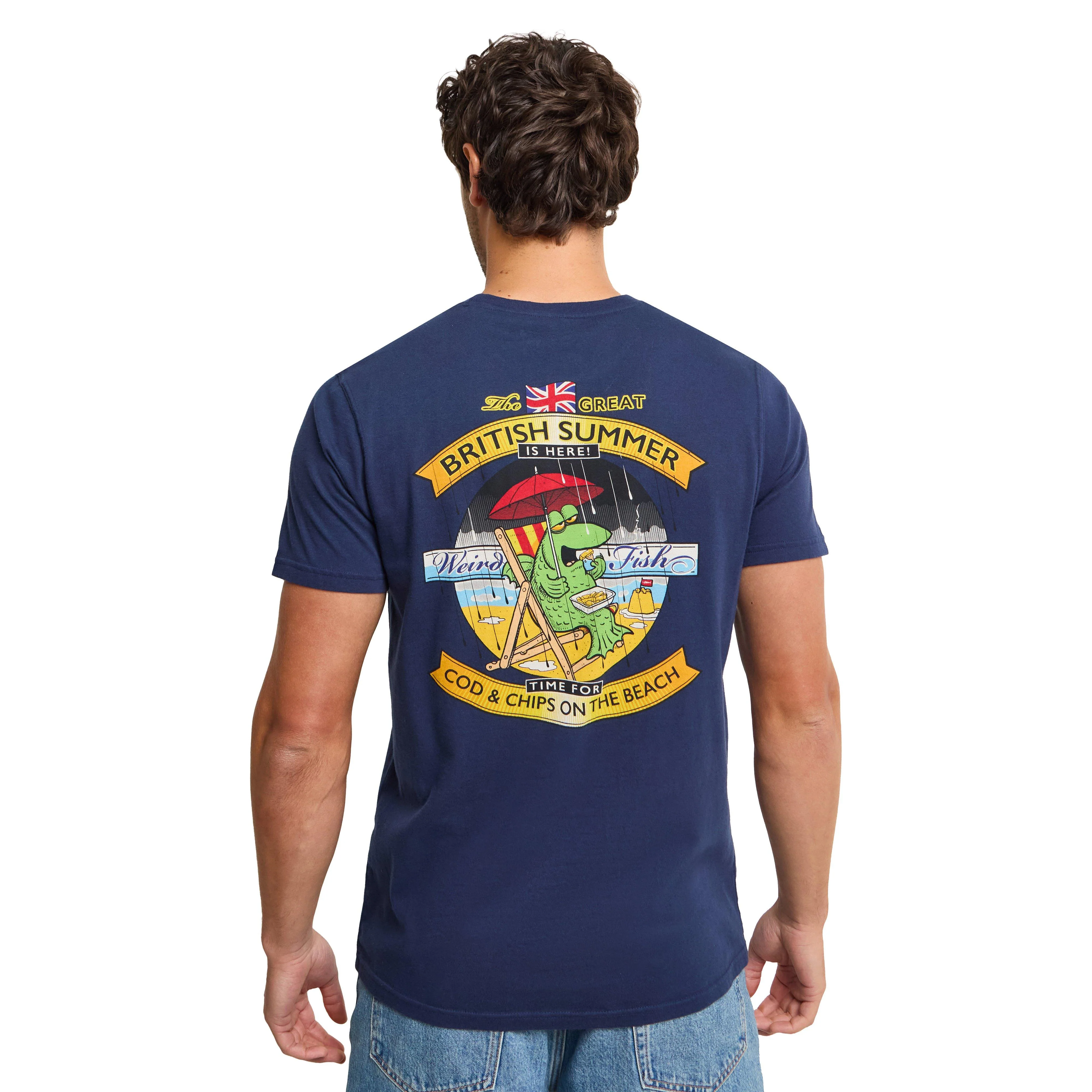 Men's Cod and Chips Back Print Artist T-Shirt - Image 5
