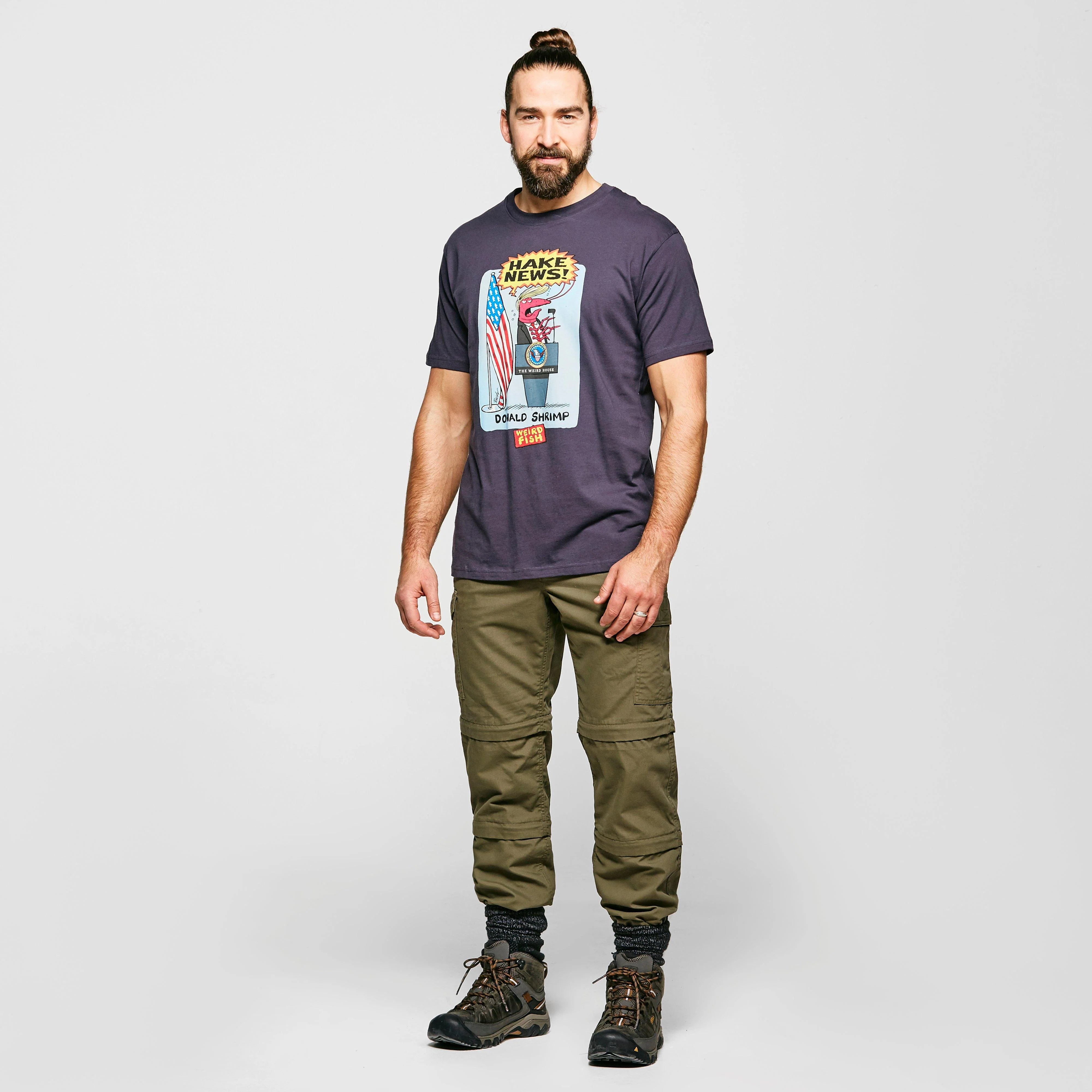 Men's 'Hake News' Artist T-Shirt - Image 3