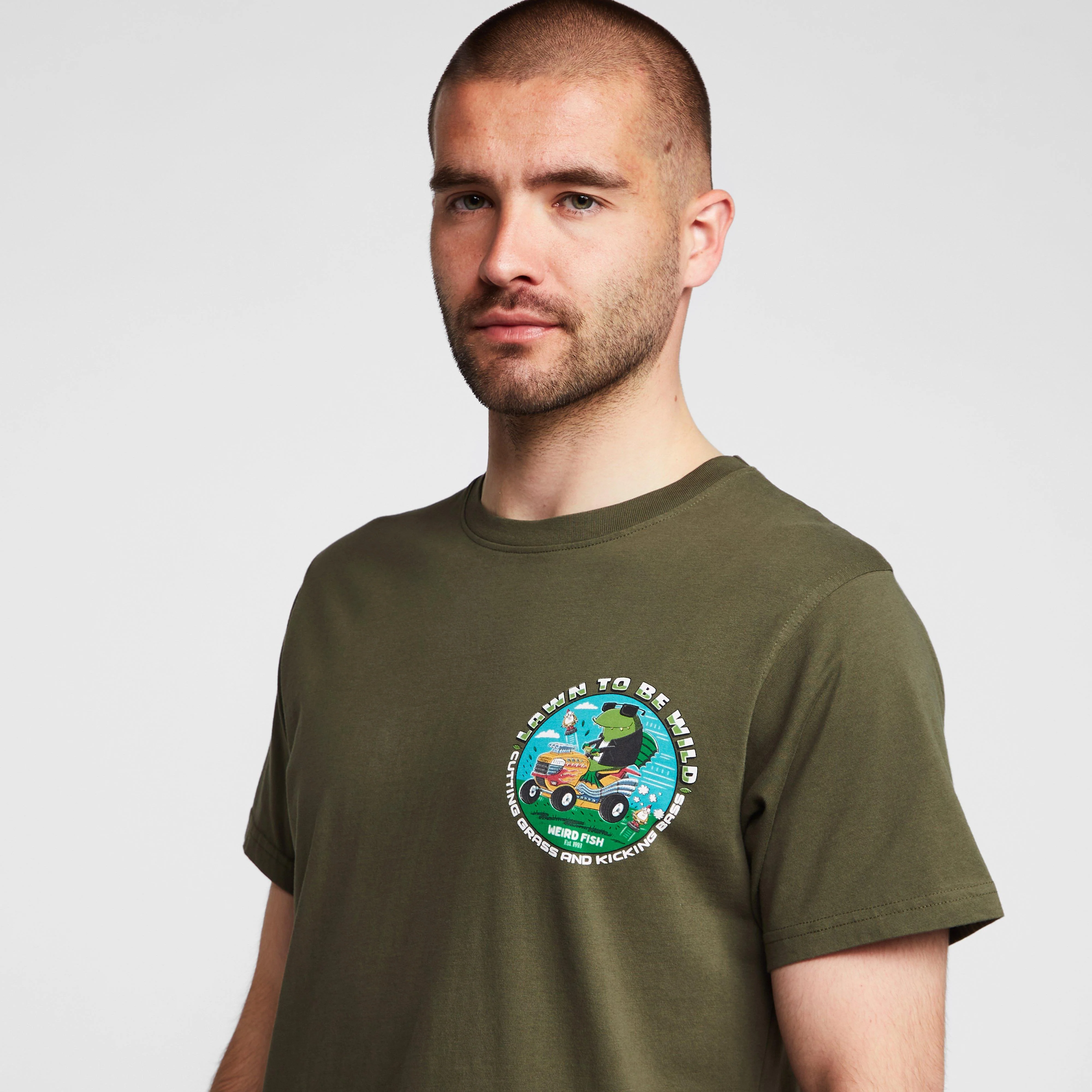 Men’s Lawn To Be Wild Organic T-Shirt - Image 4
