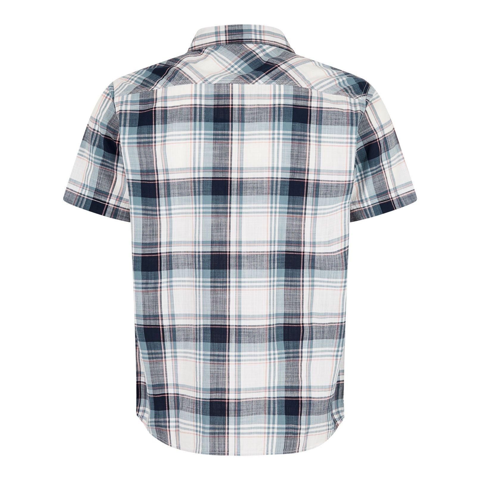 Men’s Modbury Short Sleeve Chequered Shirt - Image 2