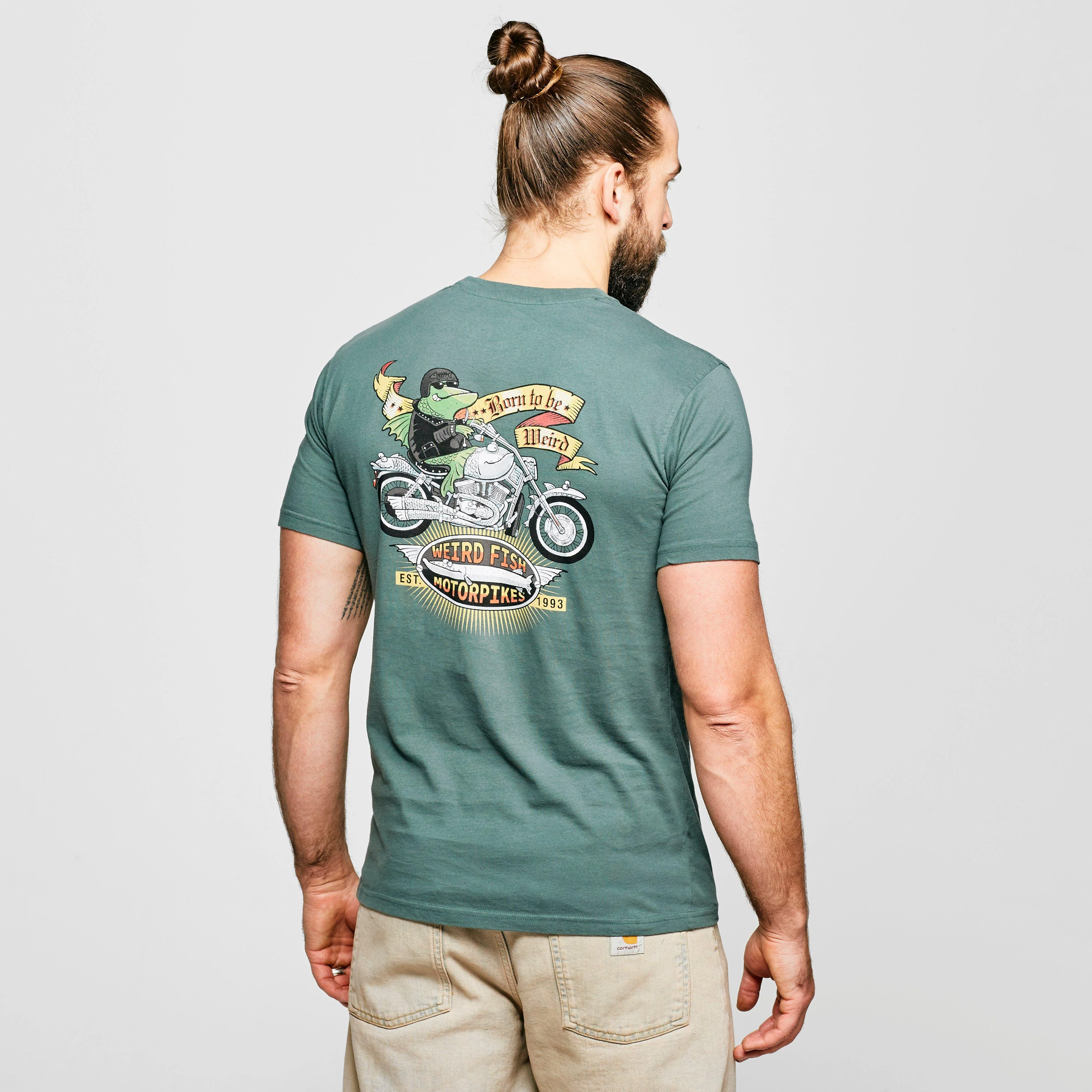 Mens' Motorcycle Frog Art T-shirt - Image 2