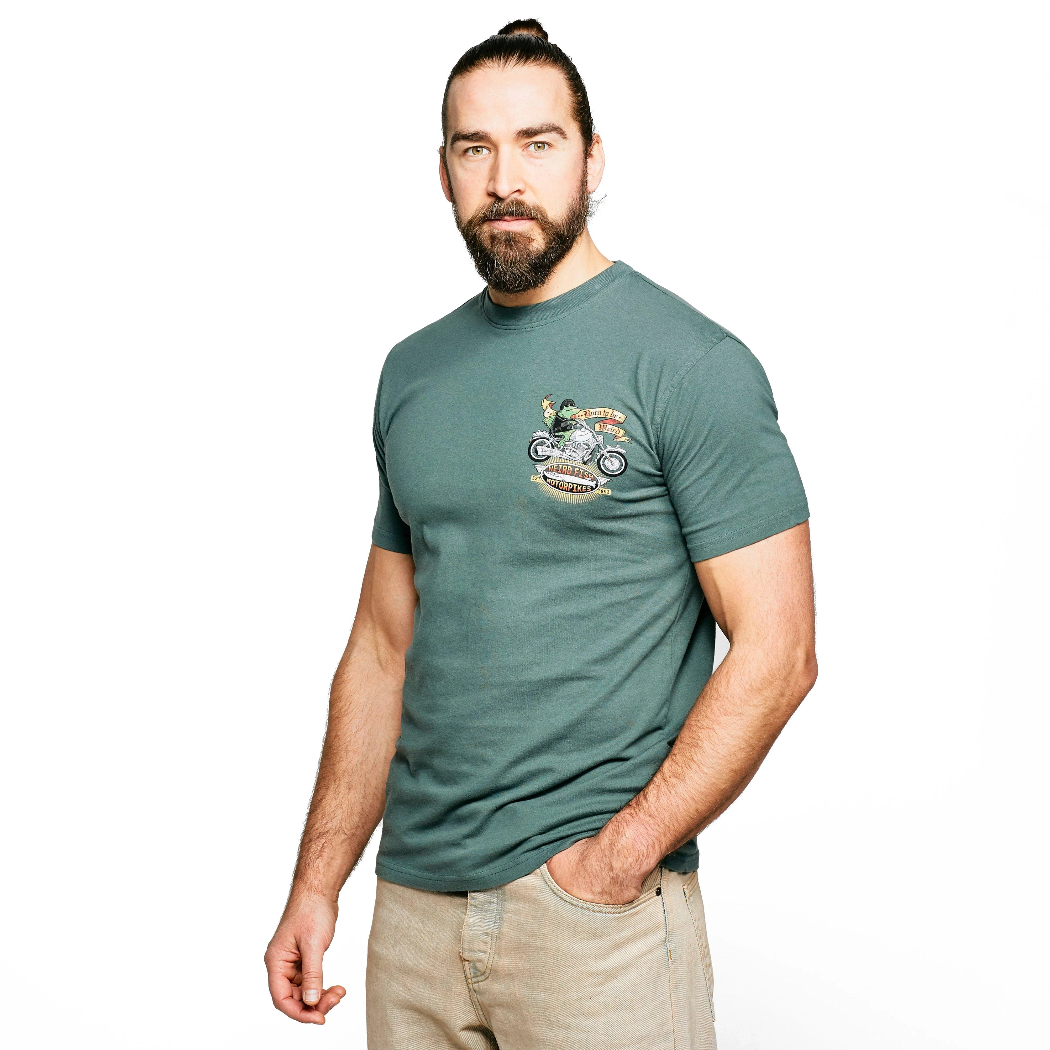 Mens' Motorcycle Frog Art T-shirt - Image 7
