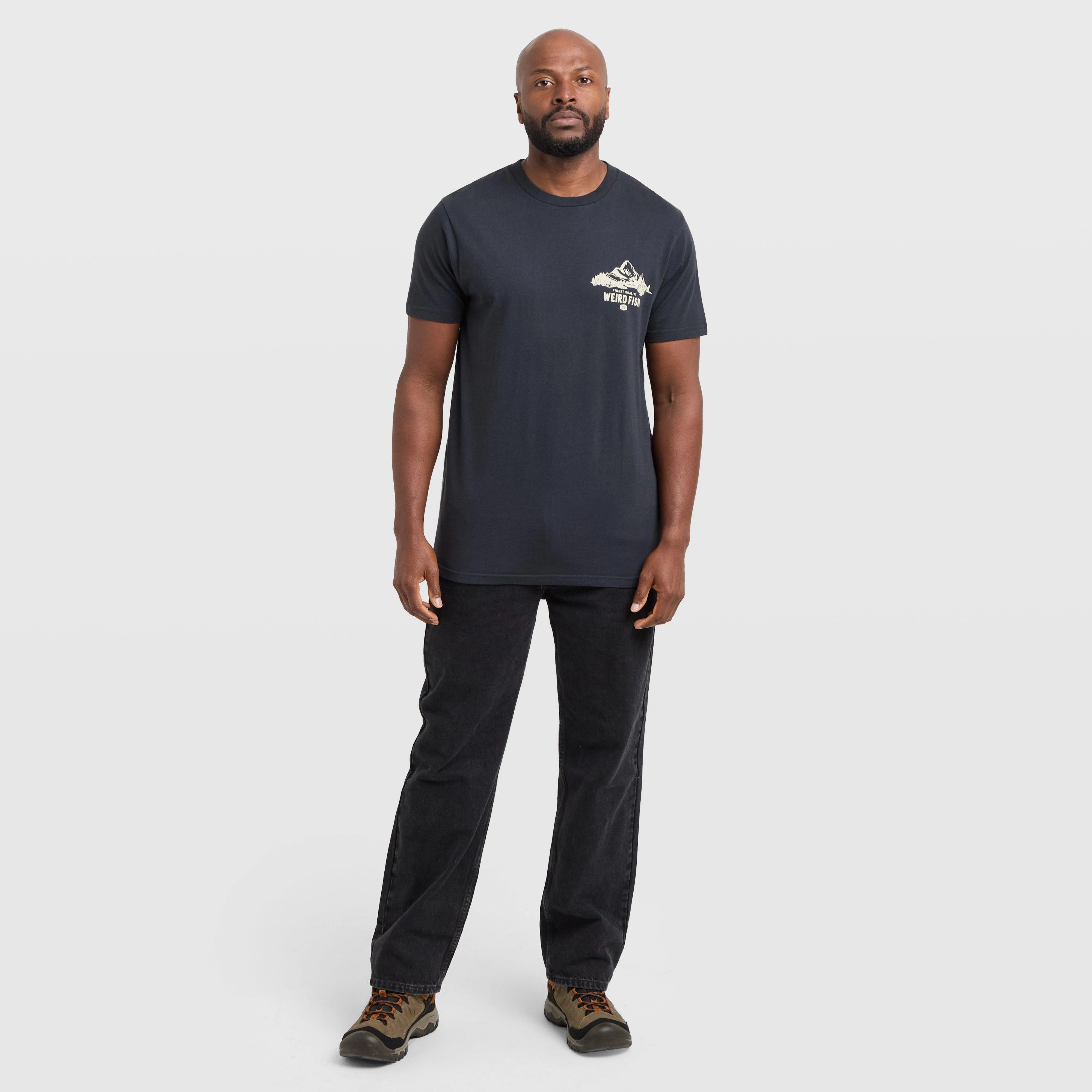 Men's Mountain Valley Back Print Graphic T-shirt - Image 3