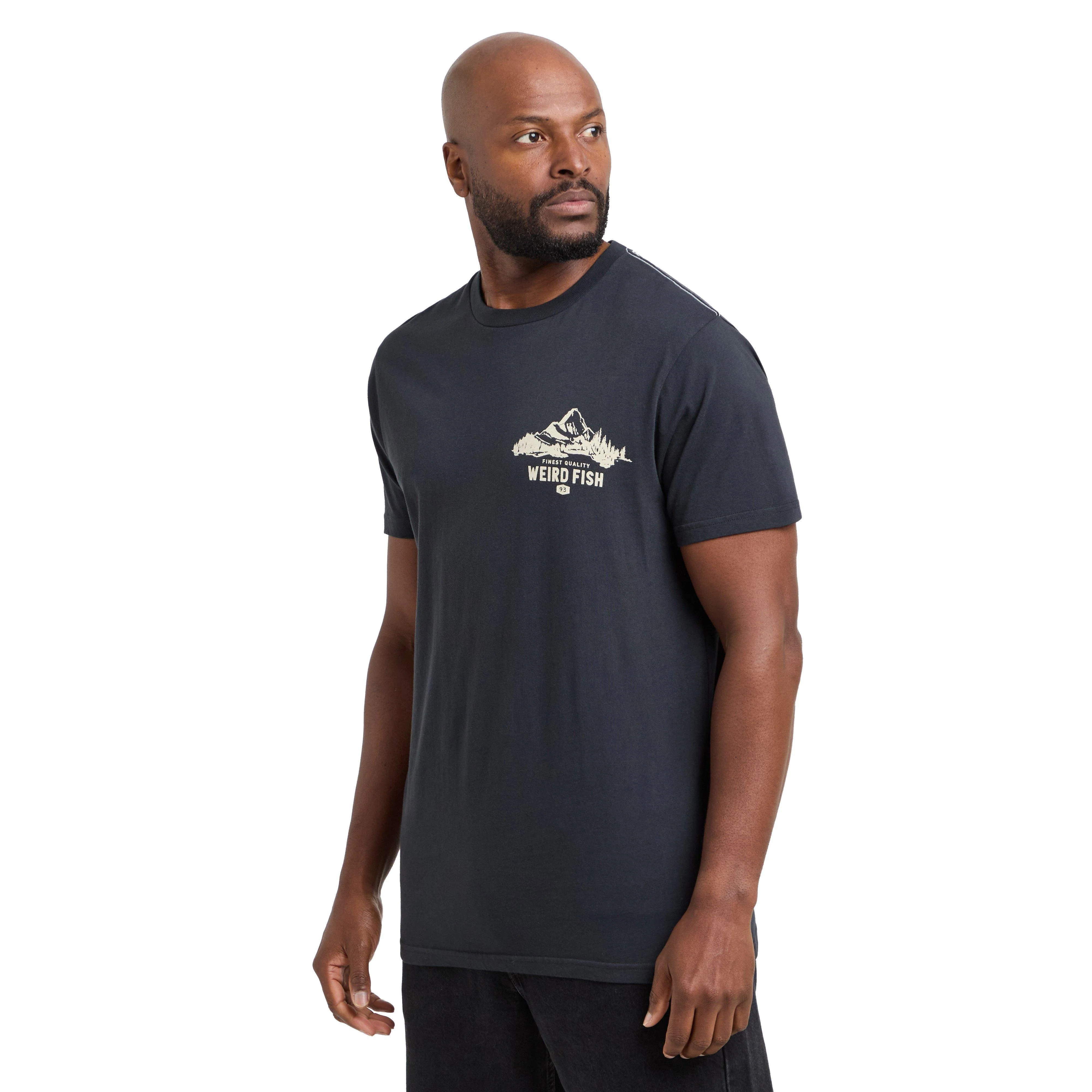 Men's Mountain Valley Back Print Graphic T-shirt - Image 8