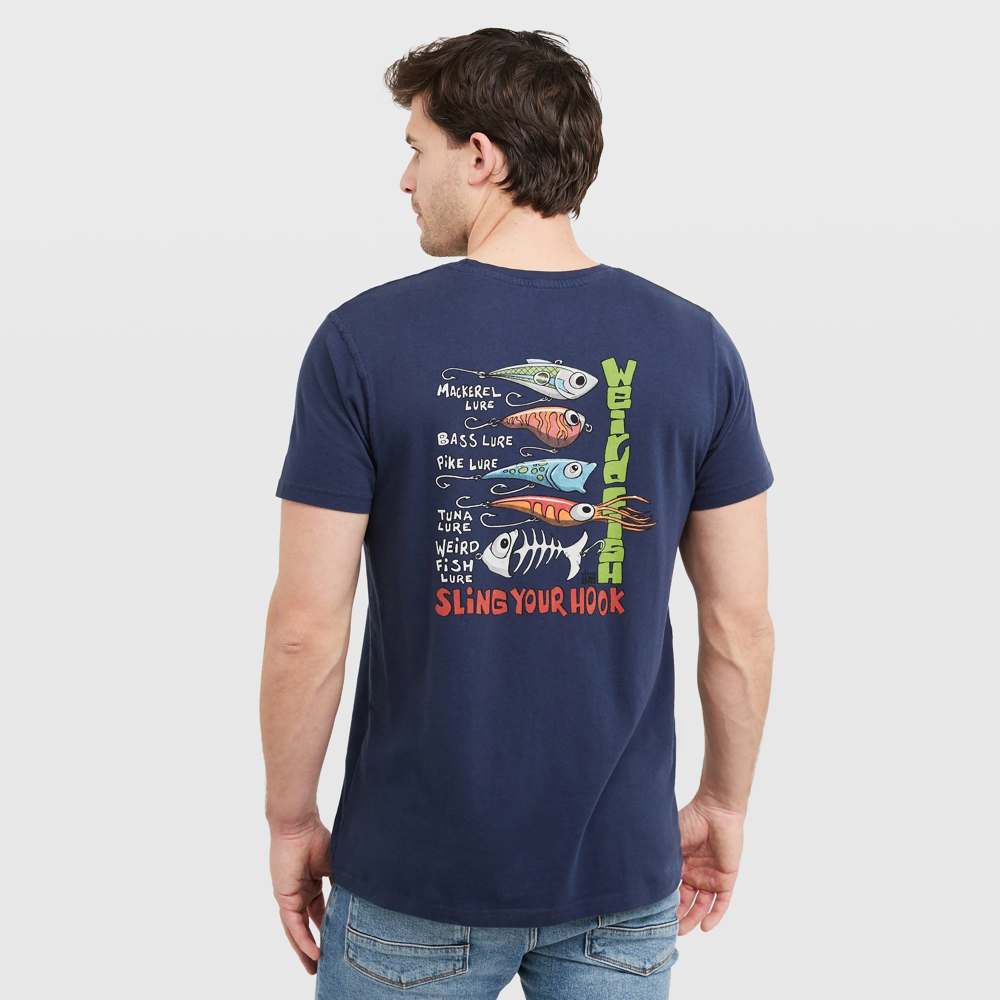 Men's Sling Your Hook Back Print Artist T-Shirt - Image 2