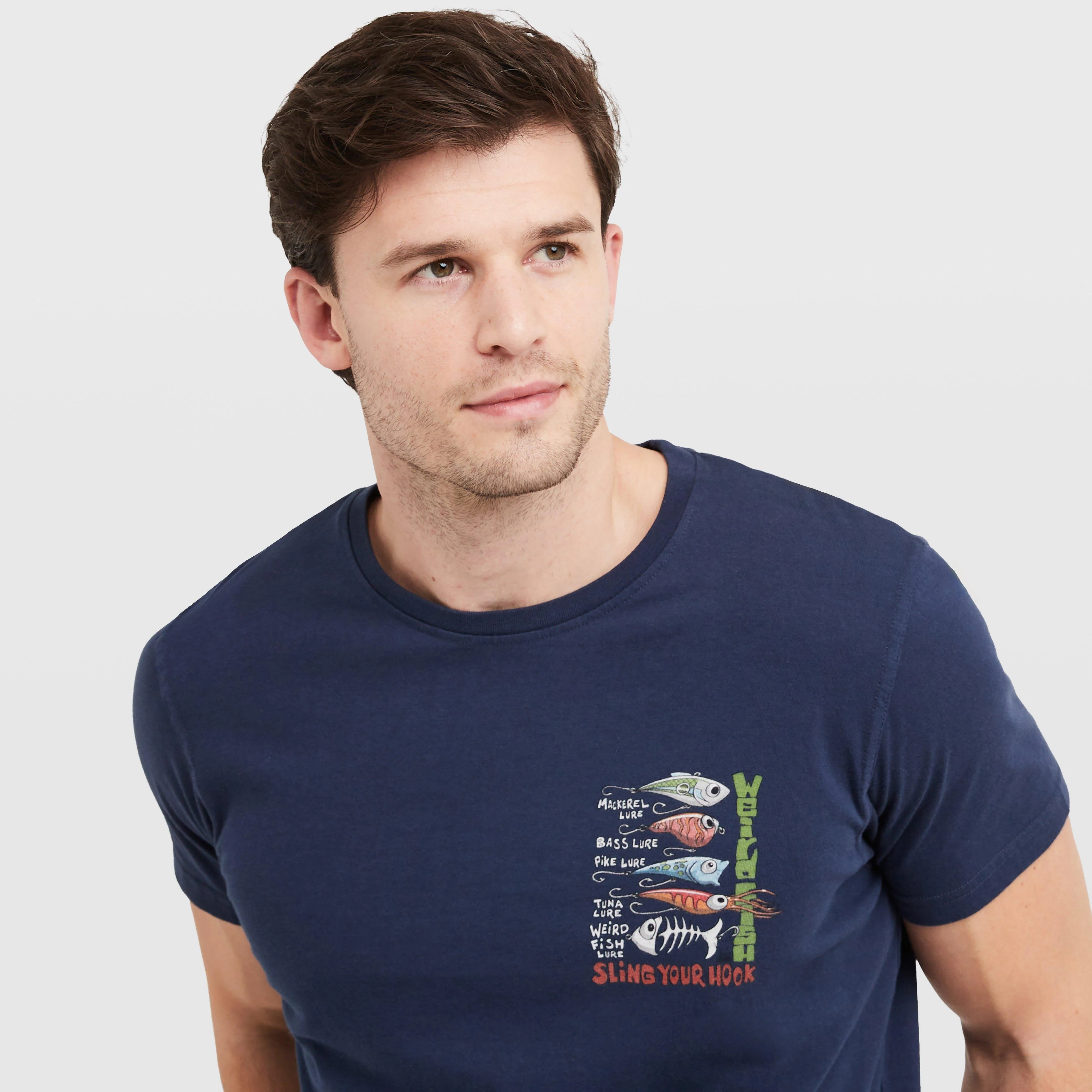 Men's Sling Your Hook Back Print Artist T-Shirt - Image 4