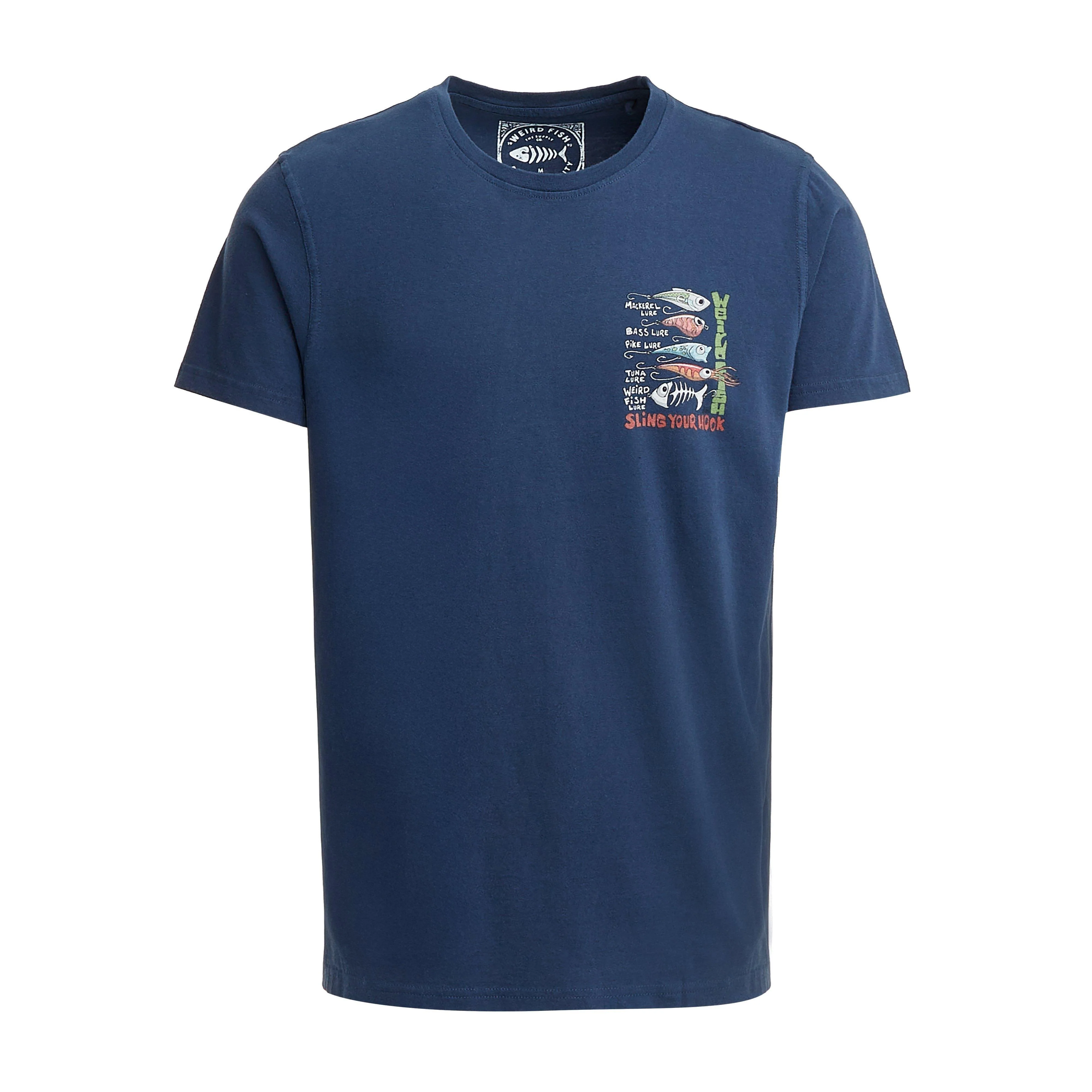Men's Sling Your Hook Back Print Artist T-Shirt - Image 7
