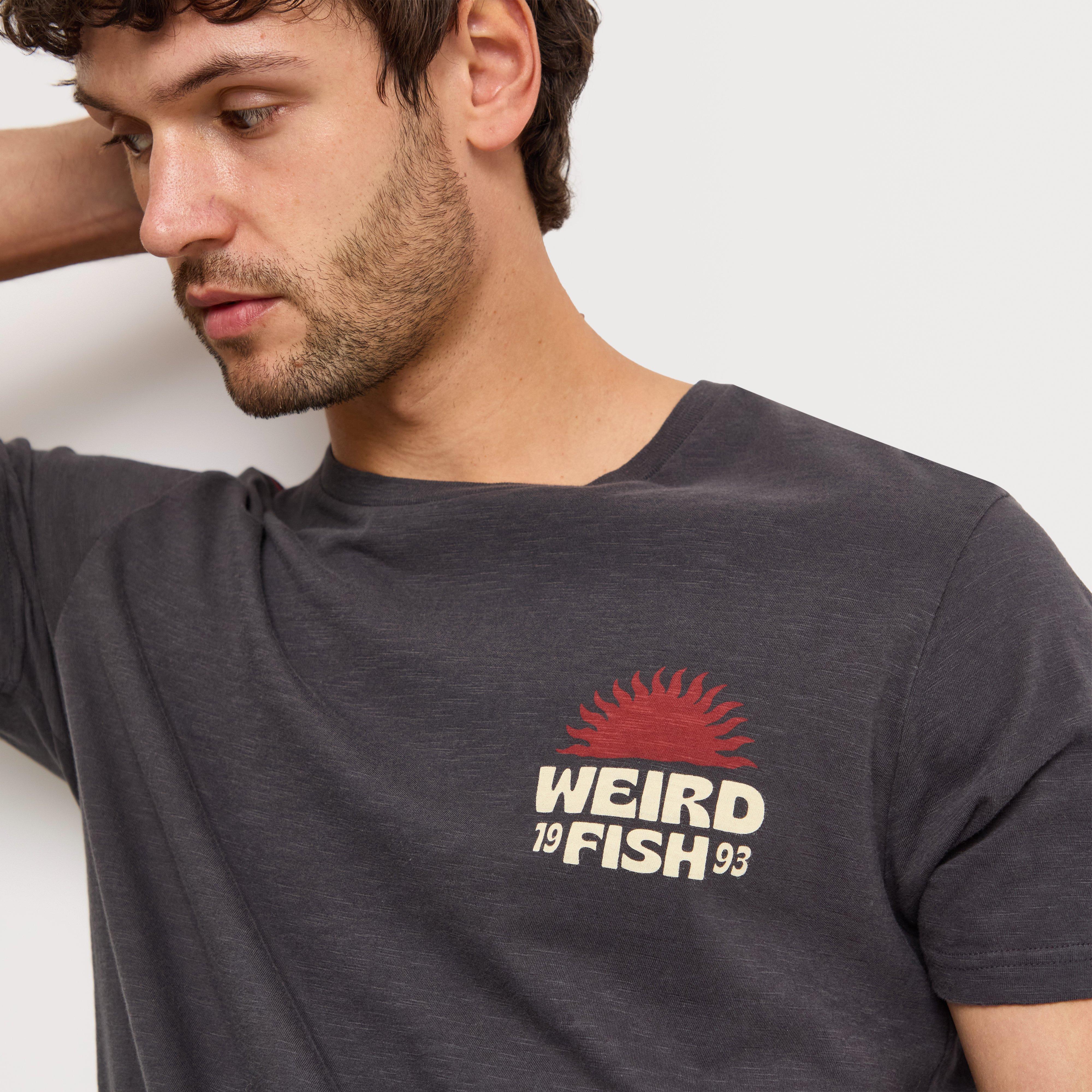 Men's Sun Beam Back Print Graphic T-Shirt - Image 4