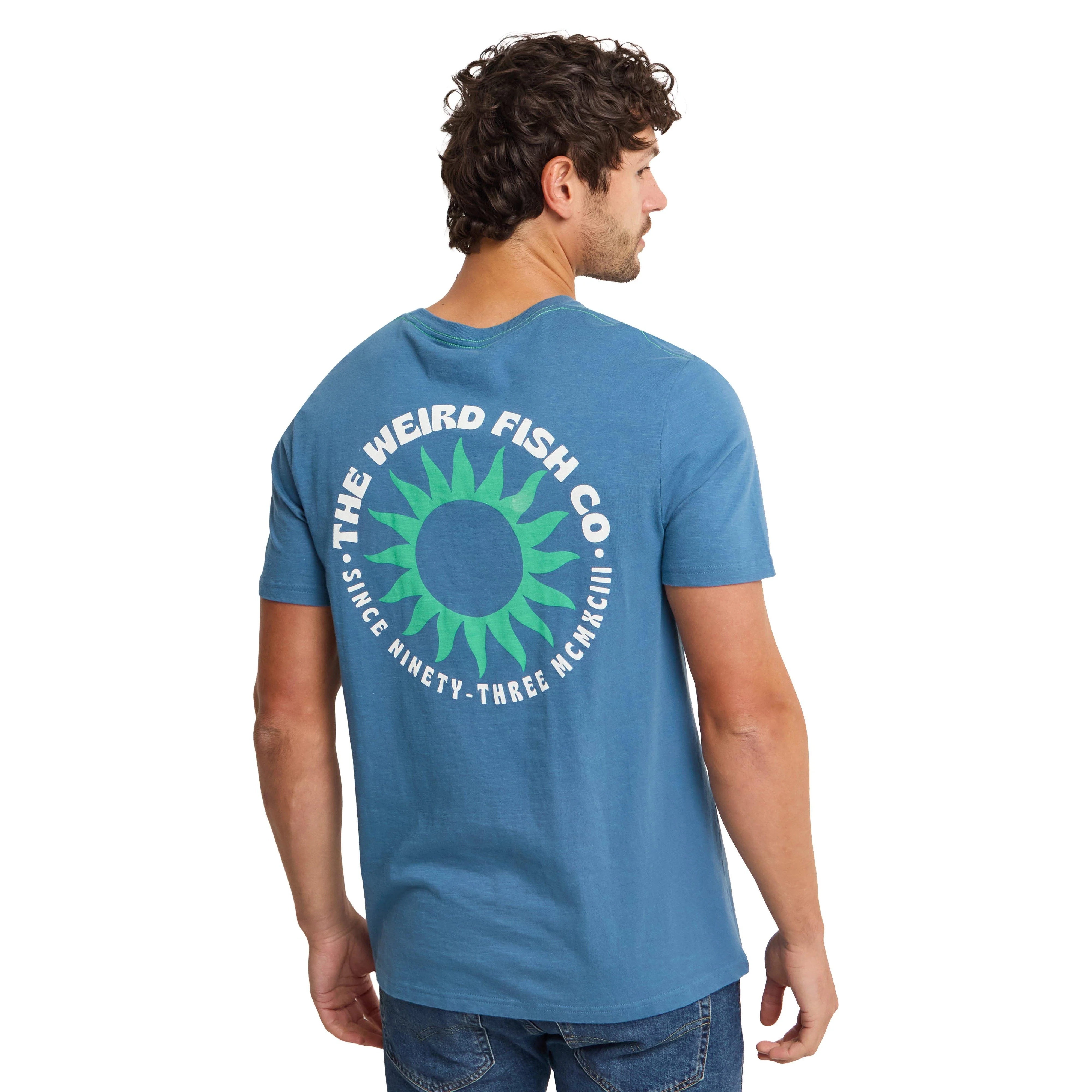 Men's Sun Beam Back Print Graphic T-Shirt - Image 5