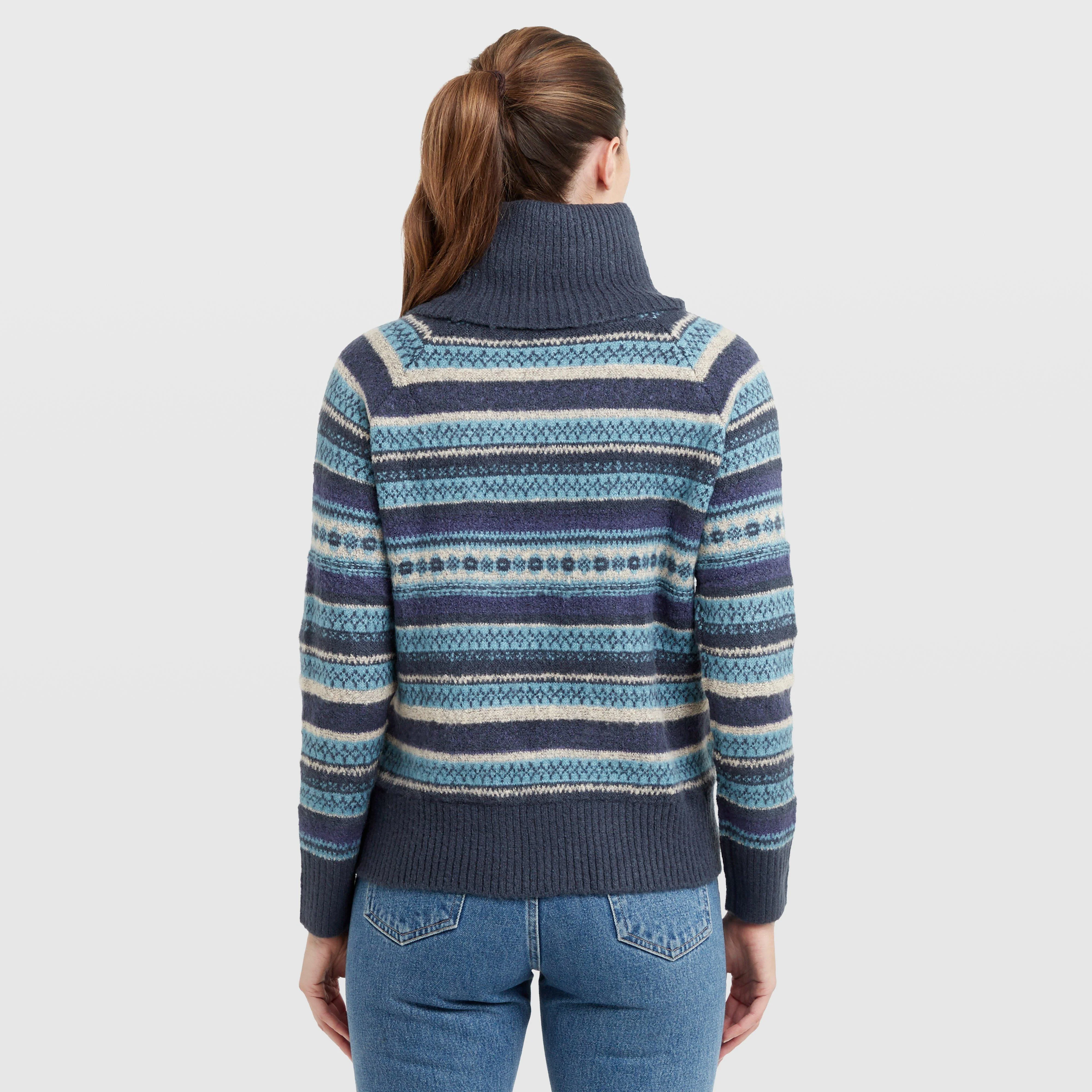 Women's Annecy Fair Isle Roll Neck Jumper - Image 2
