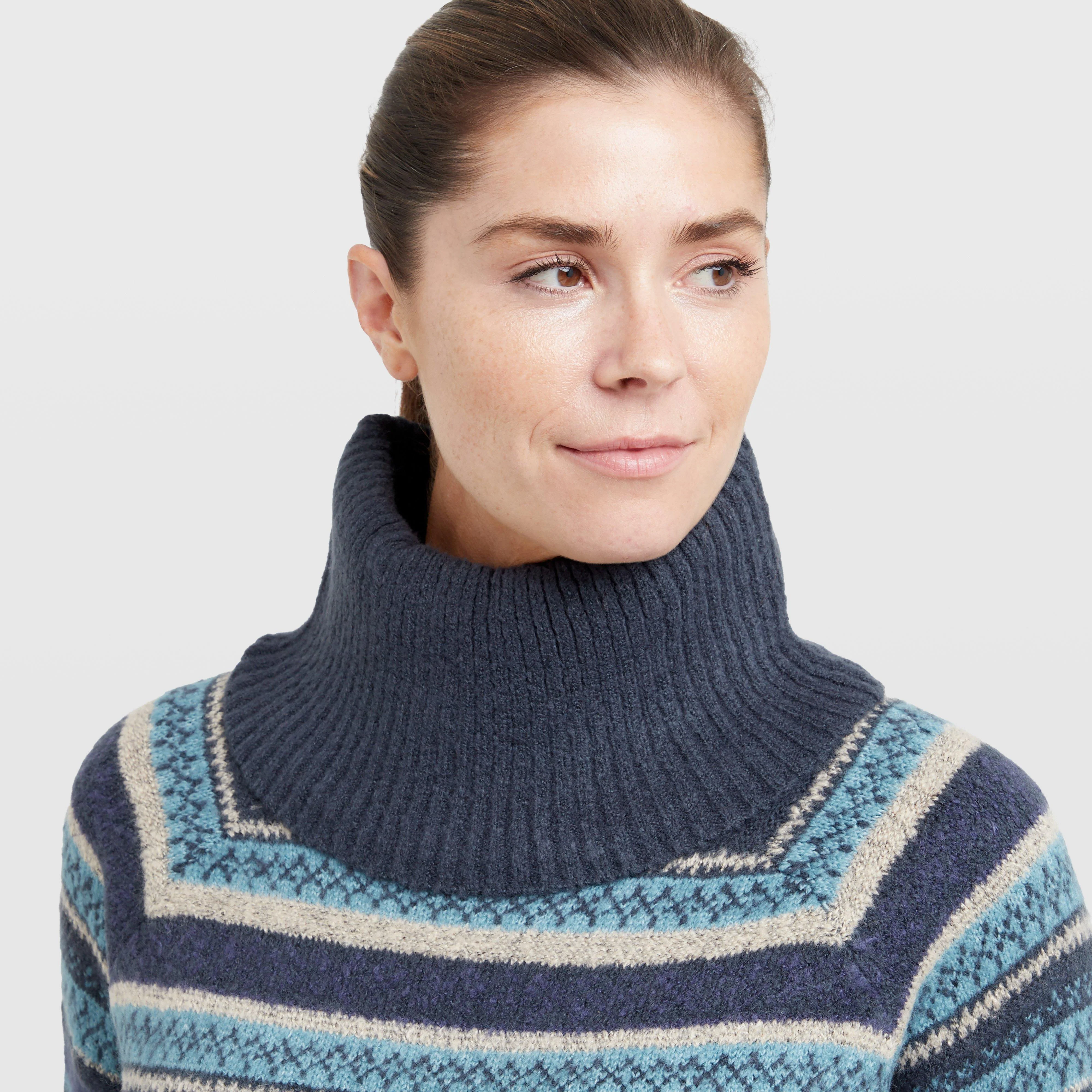 Women's Annecy Fair Isle Roll Neck Jumper - Image 4