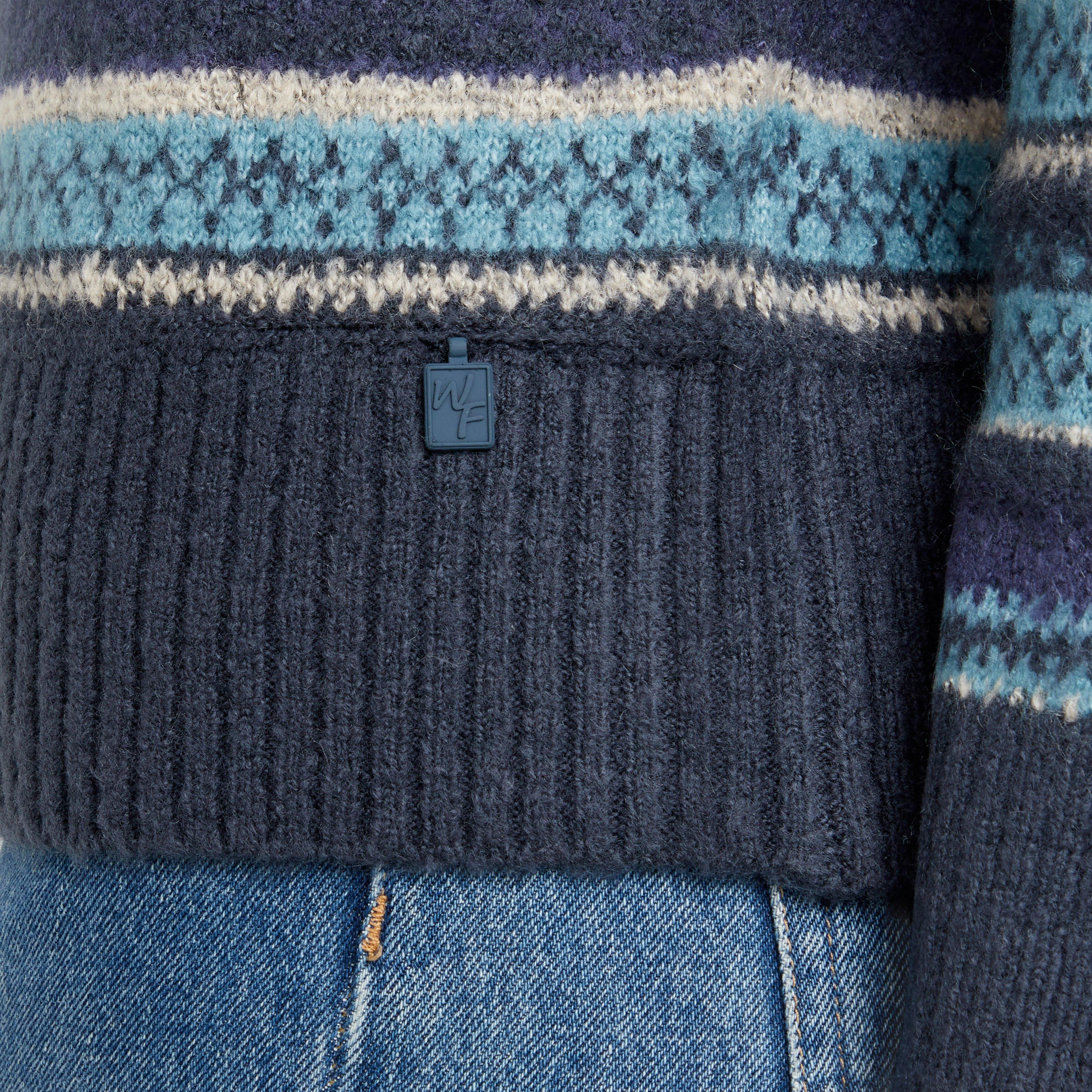 Women's Annecy Fair Isle Roll Neck Jumper - Image 5
