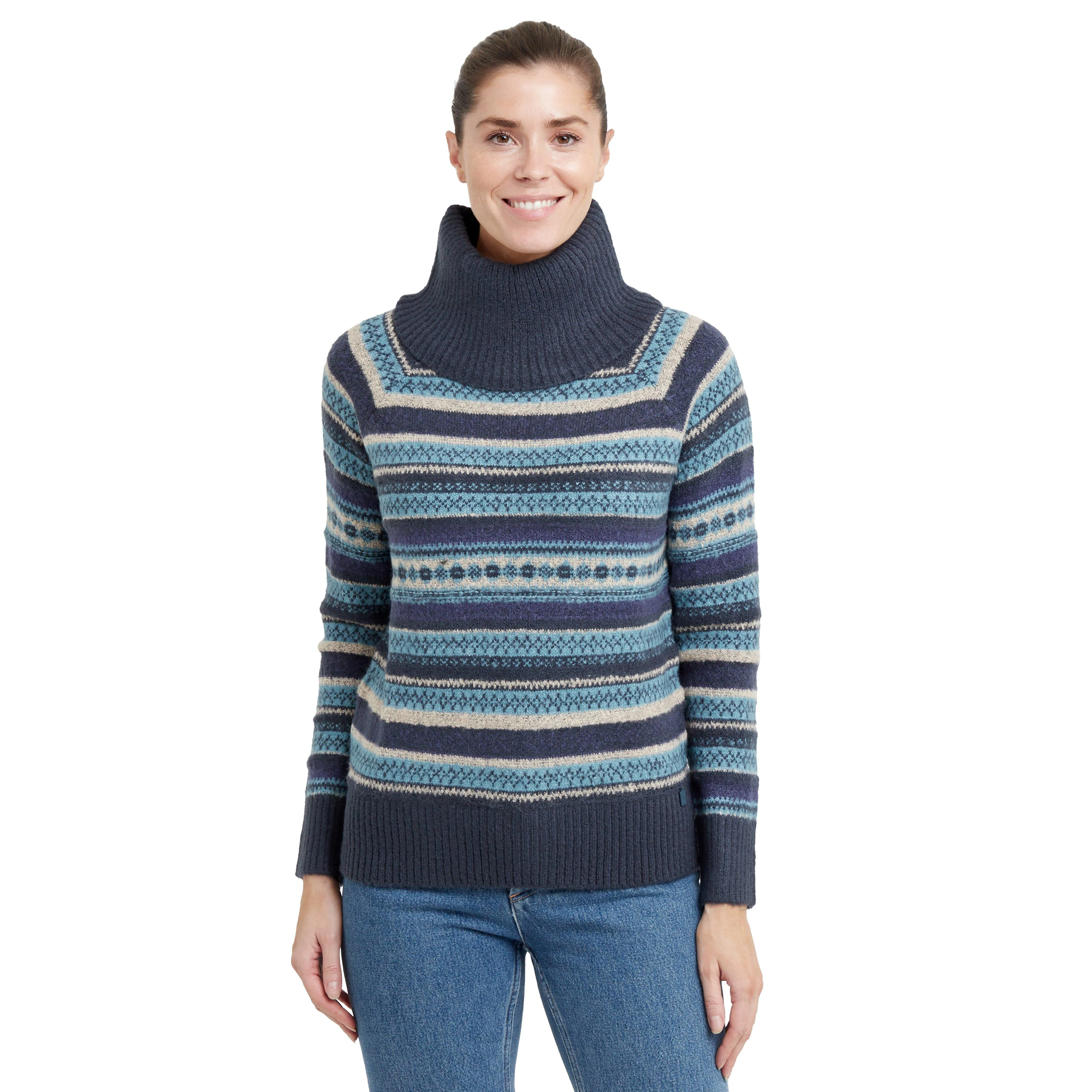 Women's Annecy Fair Isle Roll Neck Jumper - Image 7