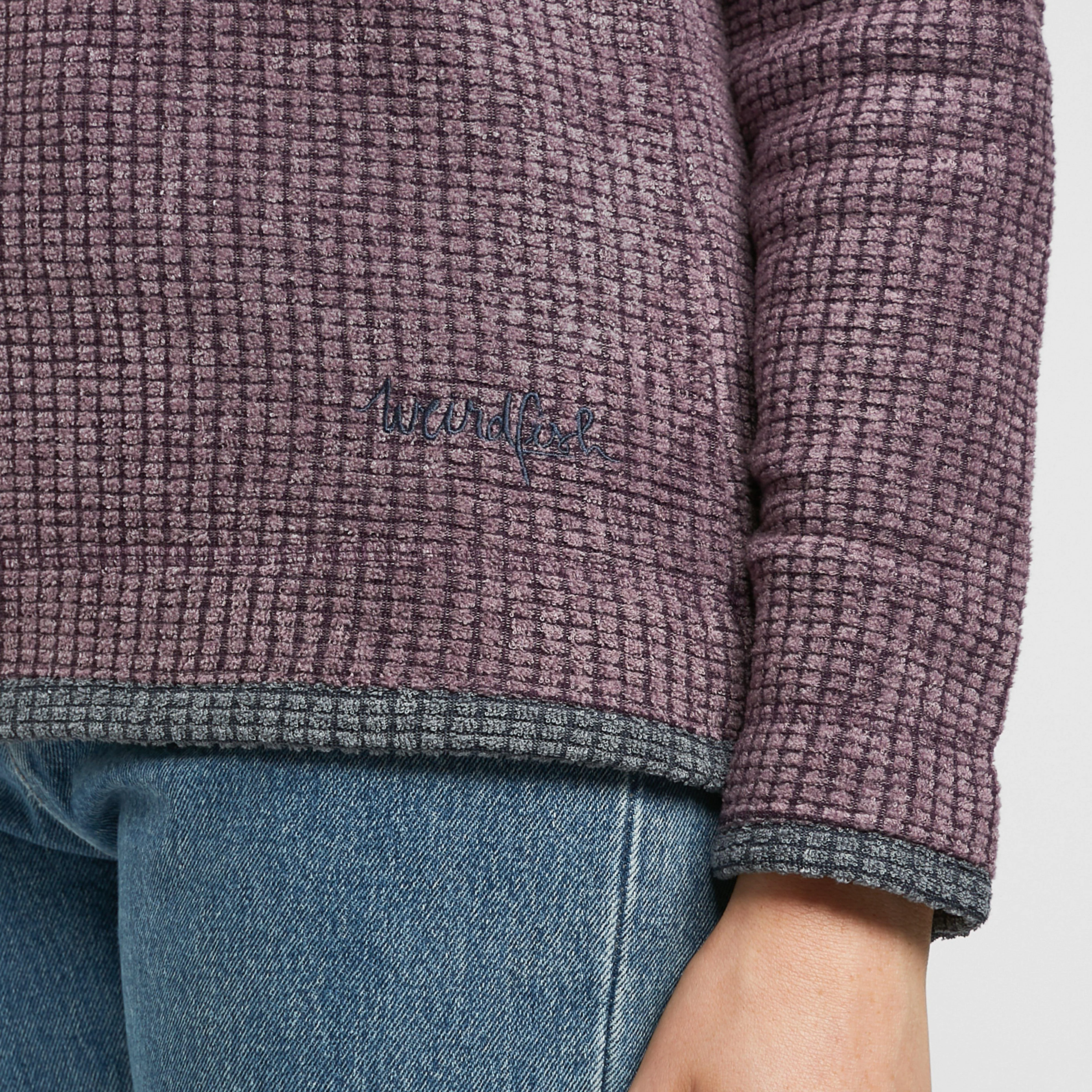 Women's Lynda Grid Half Zip Grid Fleece - Image 5