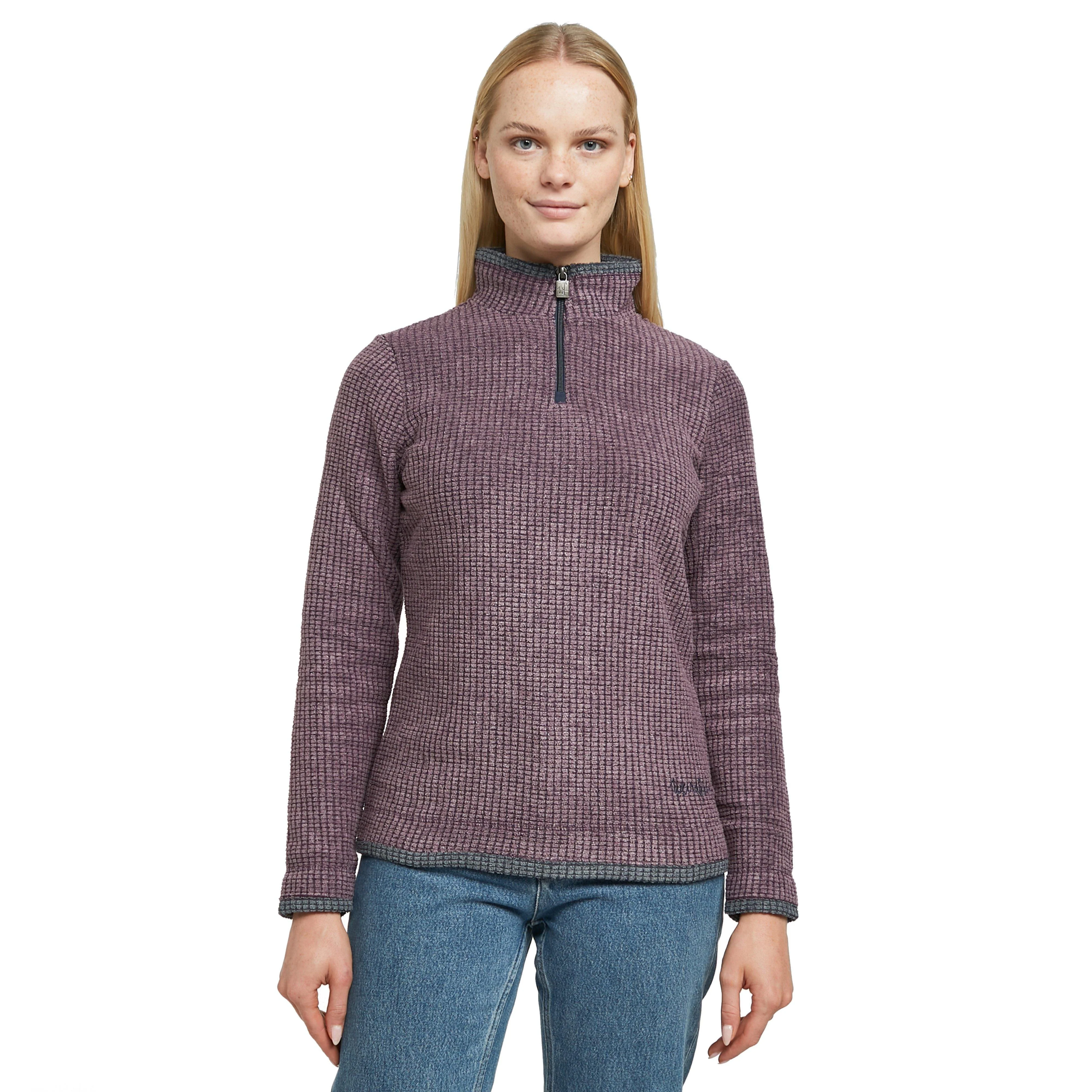 Women's Lynda Grid Half Zip Grid Fleece - Image 7