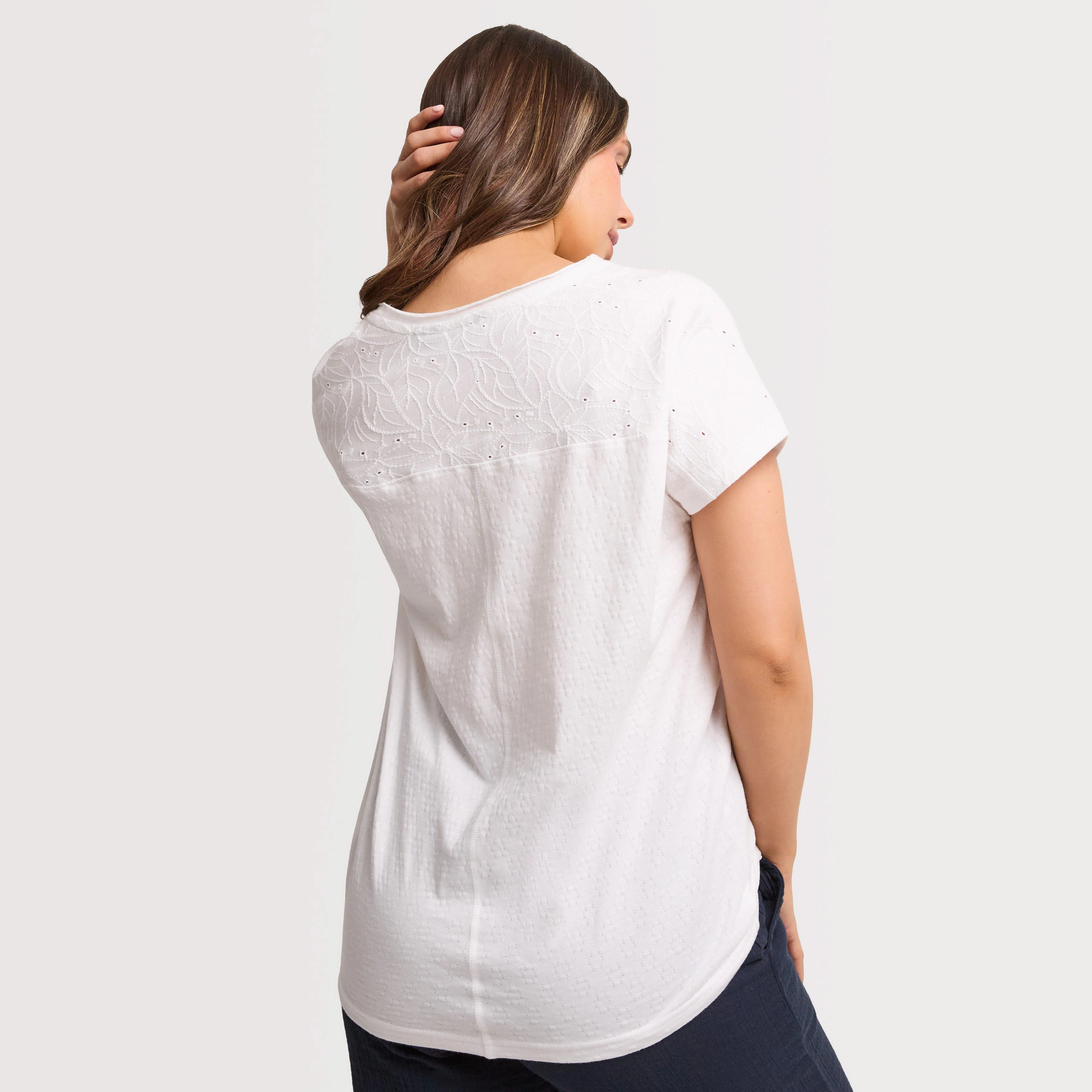 Women’s Milne Jersey Dobby T-Shirt - Image 4