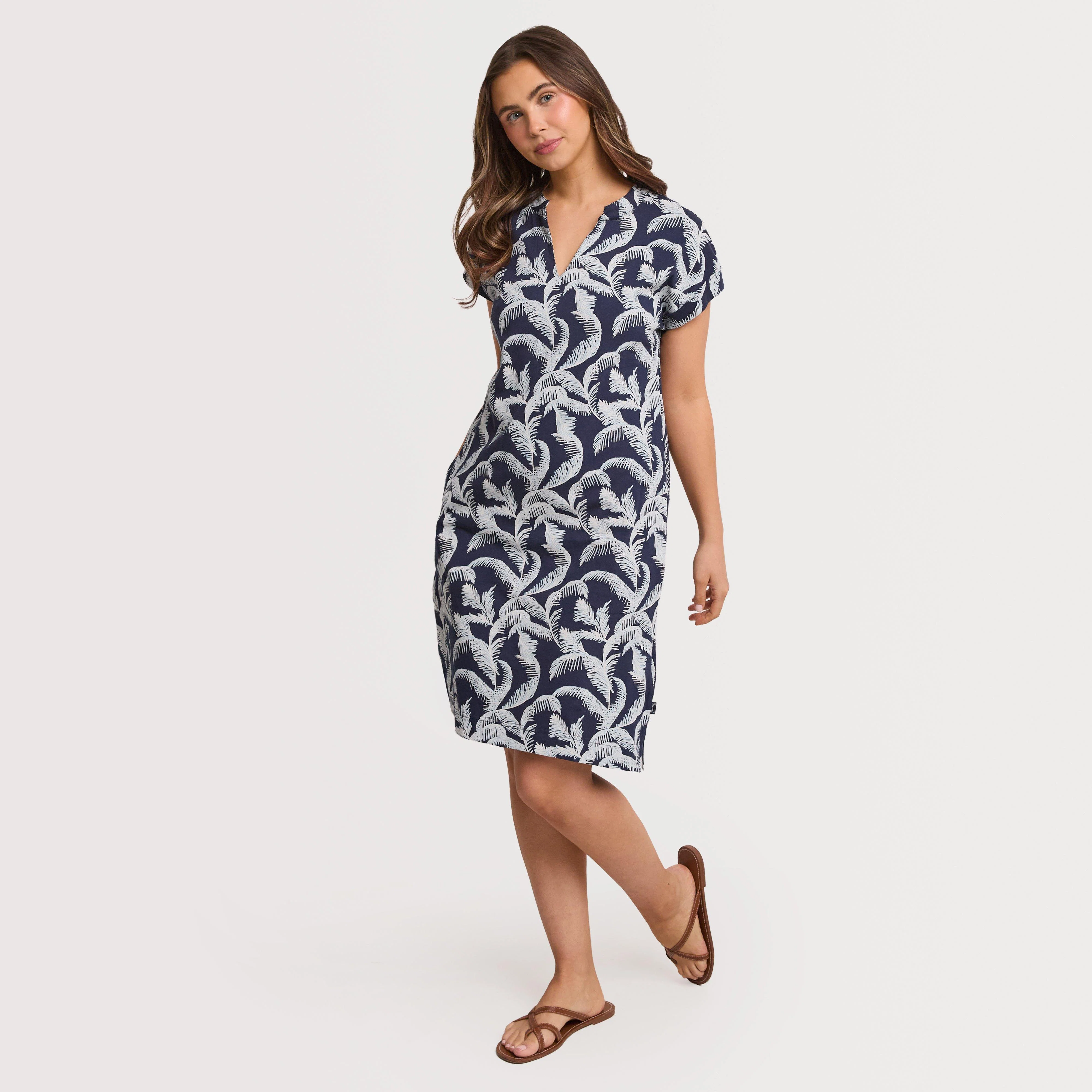 Women's Suffolks Cotton Printed Jersey Dress - Image 2