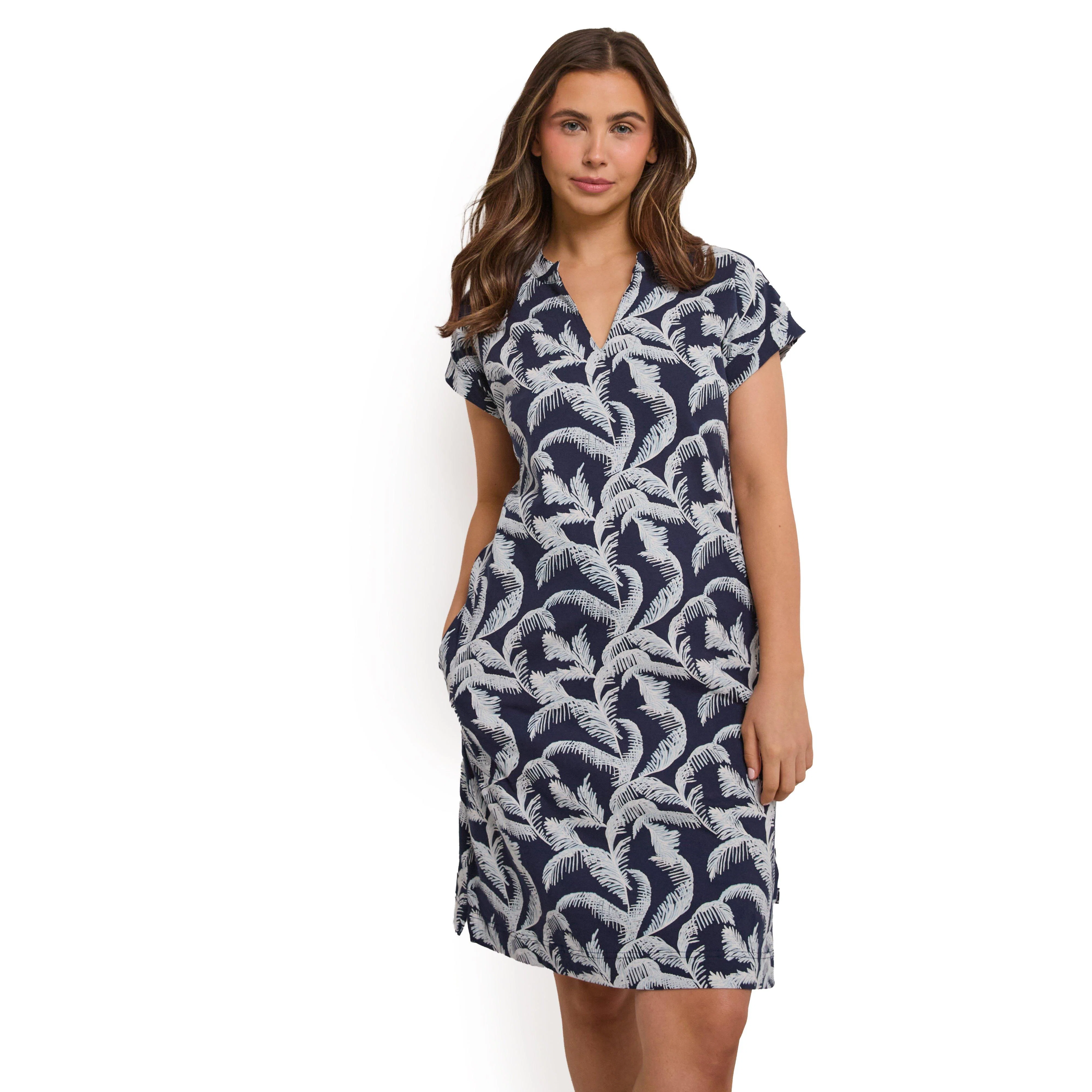 Women's Suffolks Cotton Printed Jersey Dress - Image 5