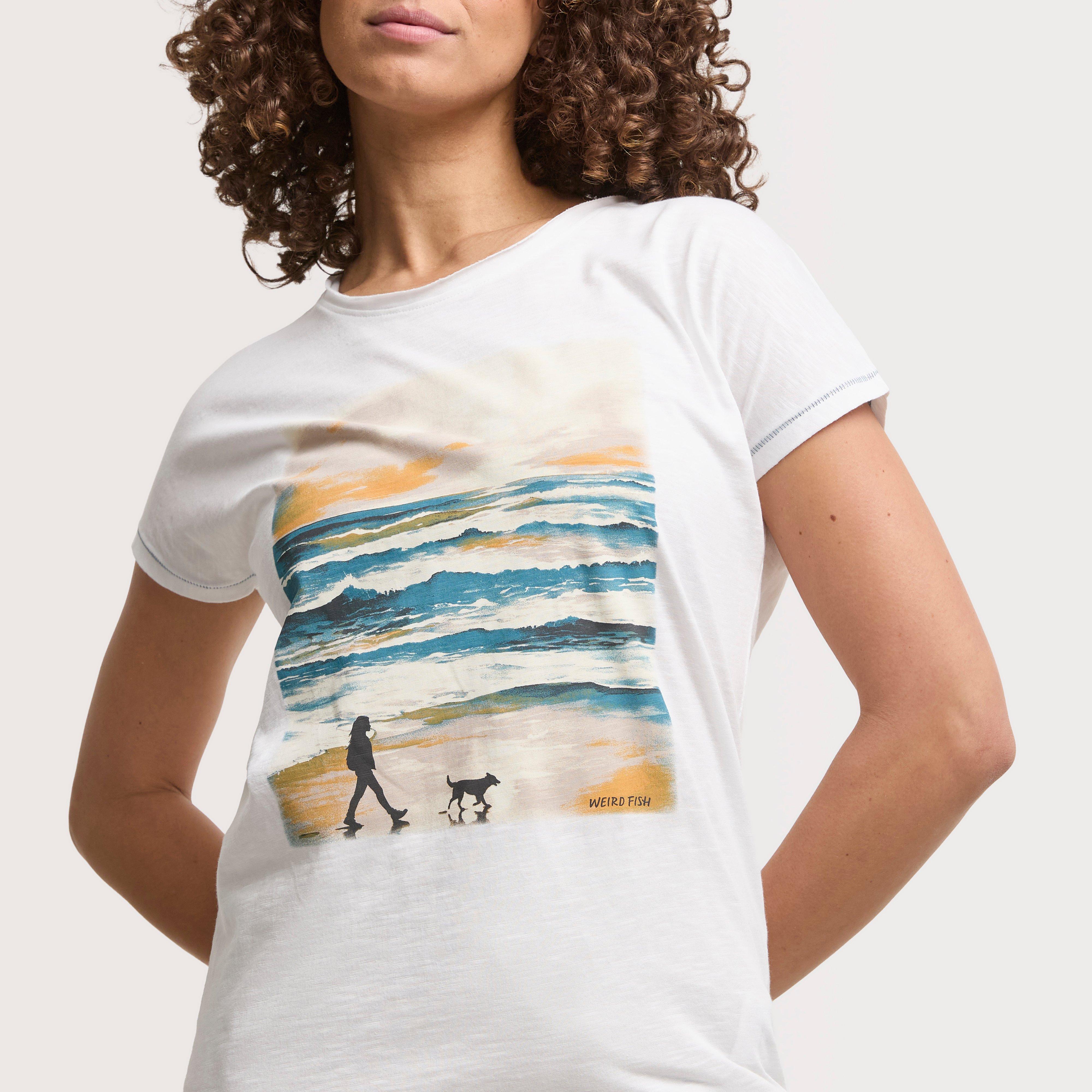 Women's Walking Club Front Print Graphic T-Shirt - Image 4