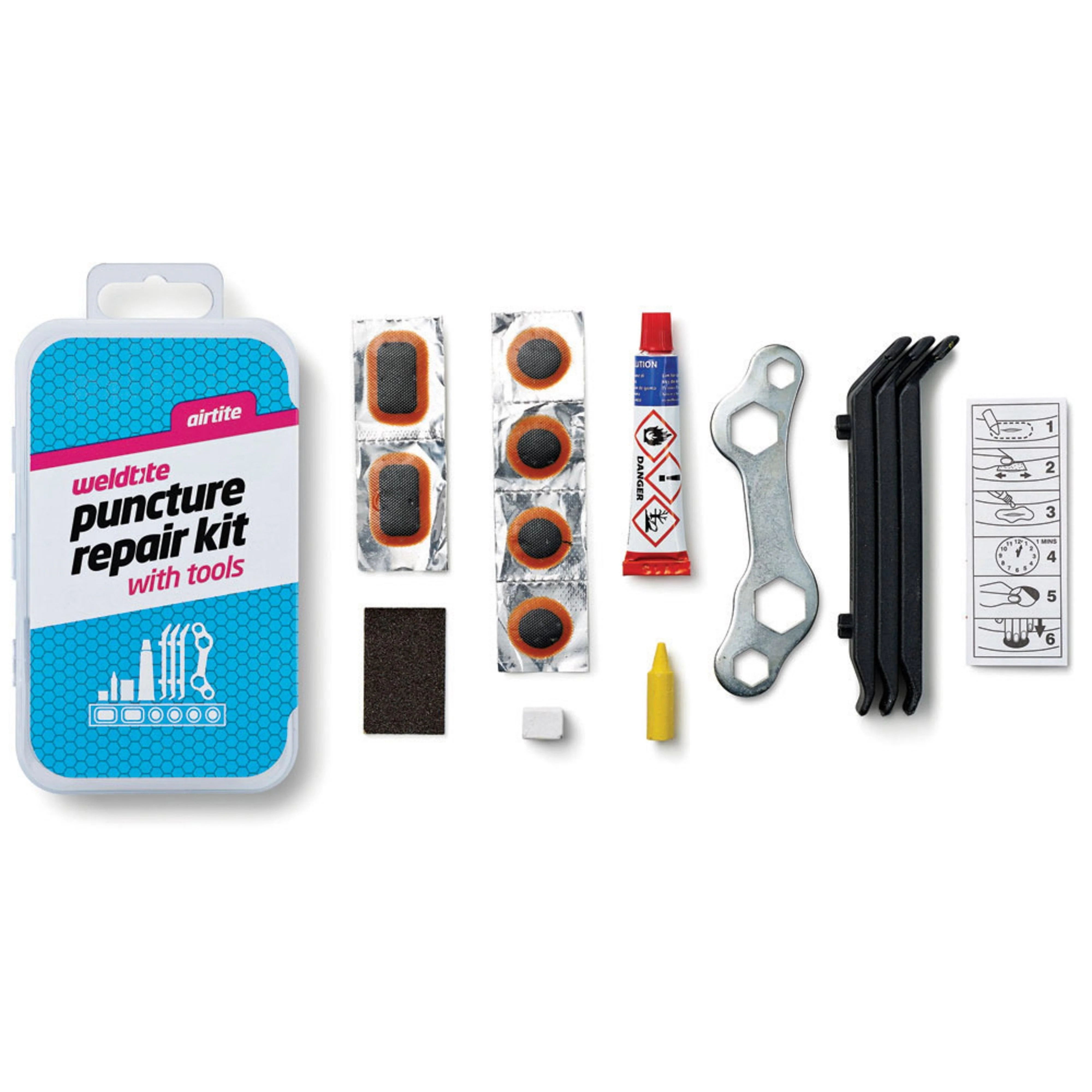 Puncture Cure Kit (includes Spanner and Tyre Lever - Image 2