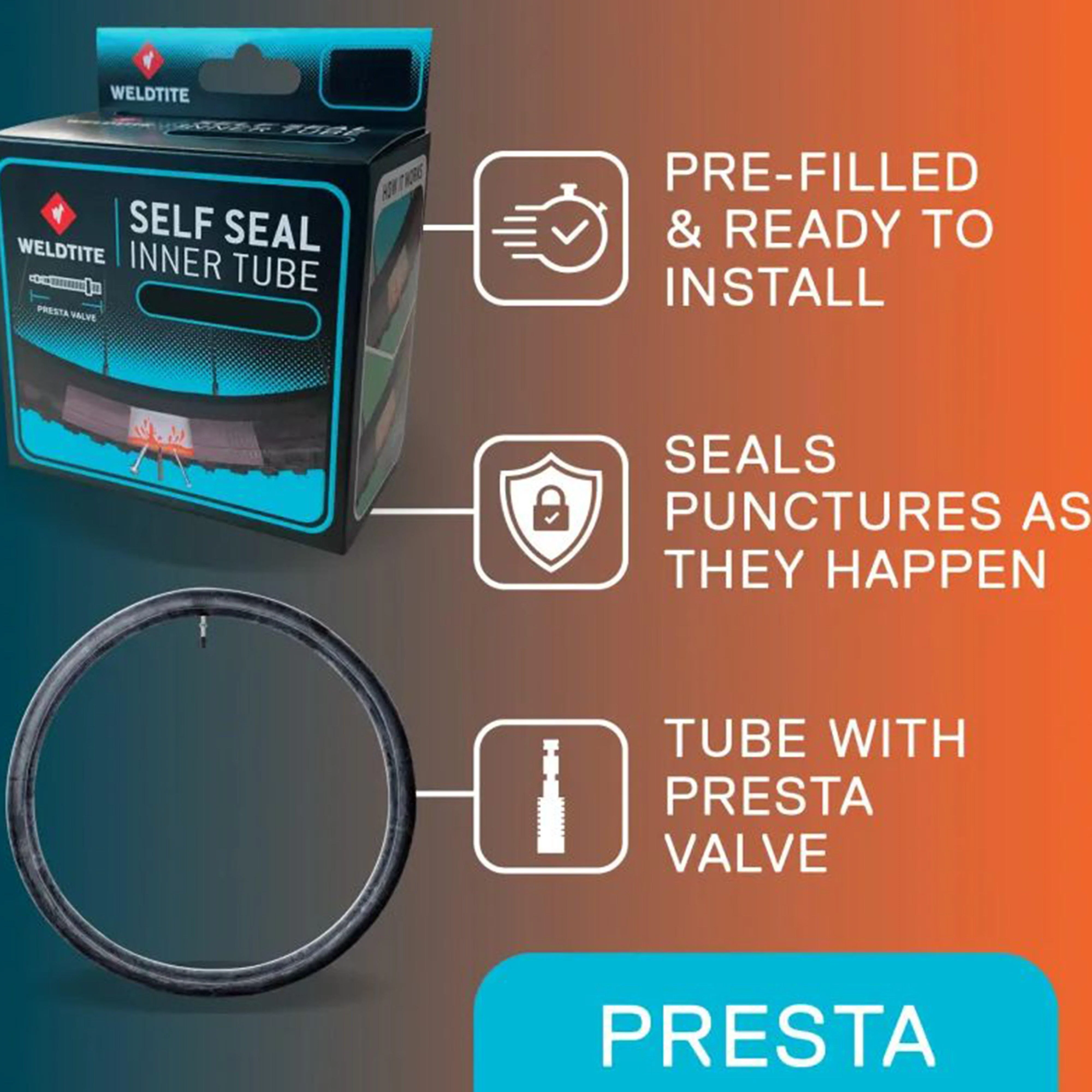 Self-Sealing Inner Tube 700 x 28-35c Presta Valve - Image 3