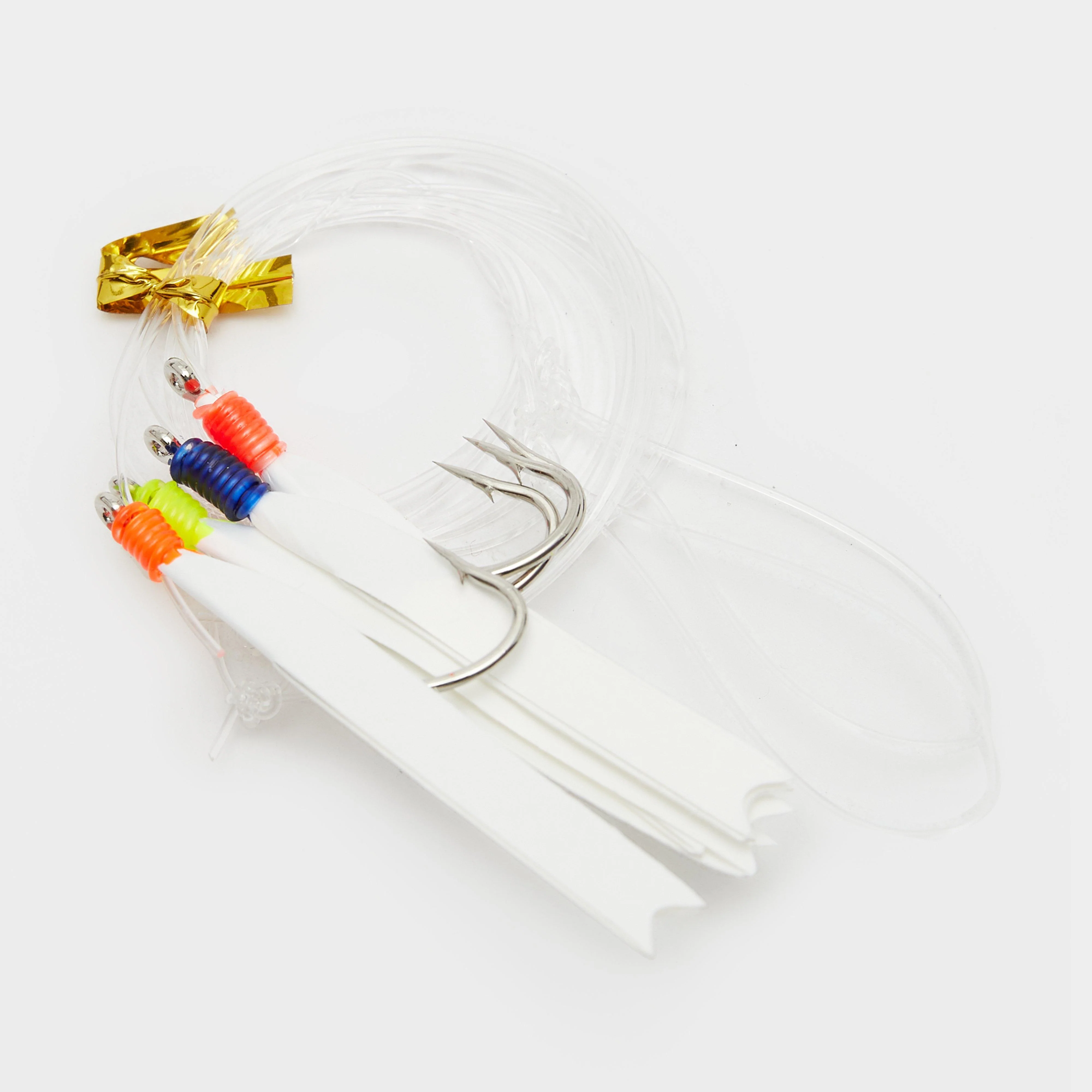 4 Hook White Flash Rig 2/0 - Image 3