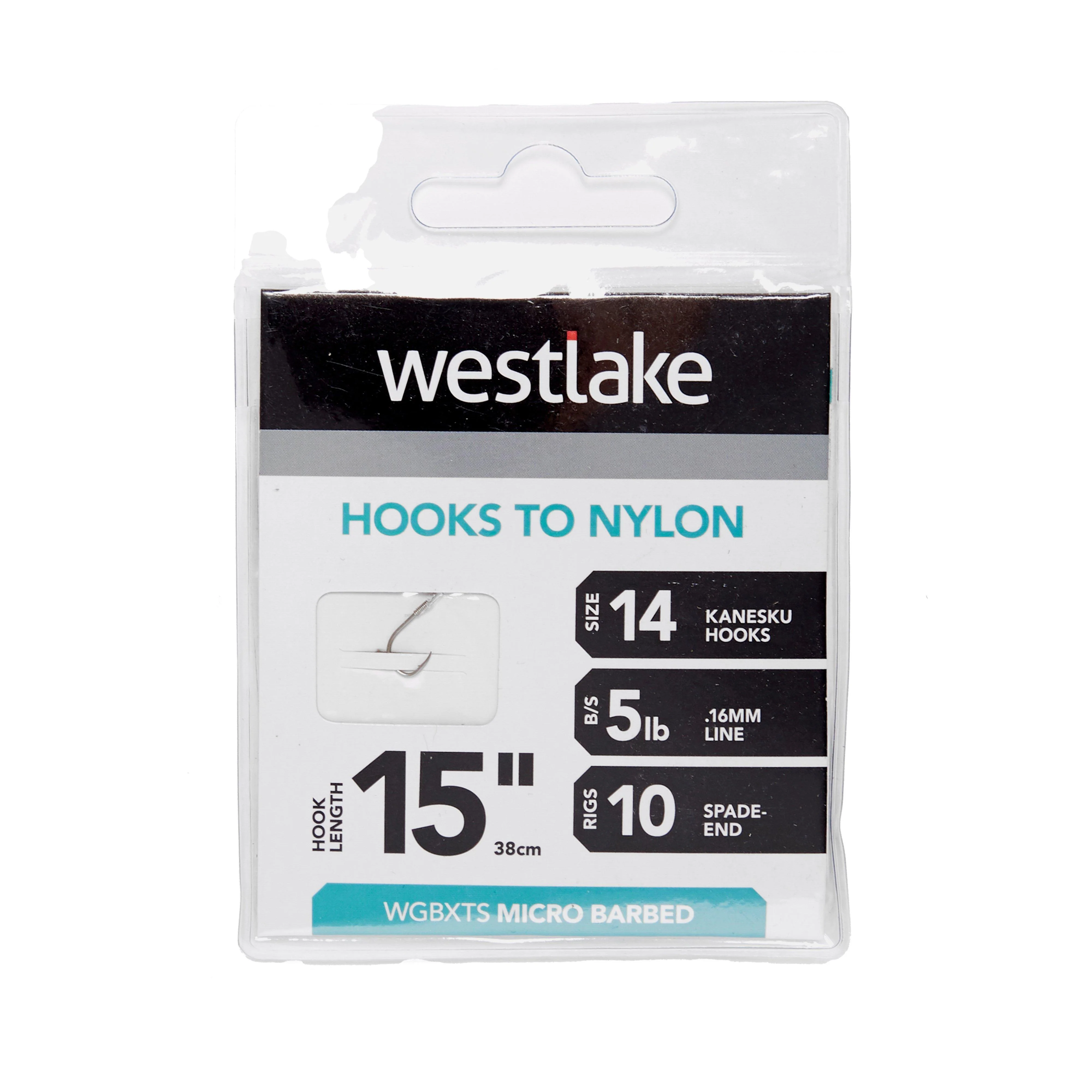Extra Strong Micro-Barbed Hooks to Nylon (Size 14) - Image 2