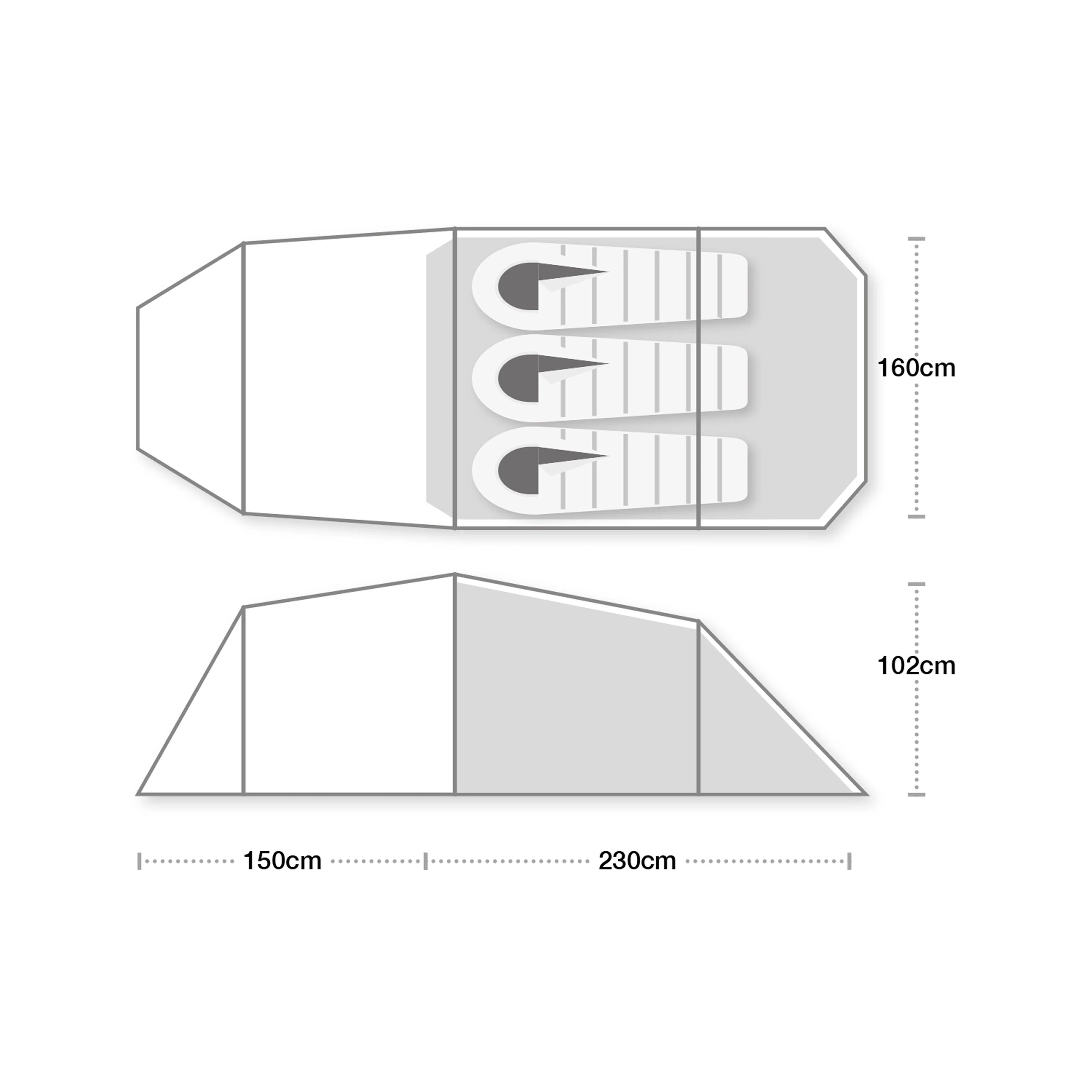 Blizzard Elite 3 Tent - Image 2