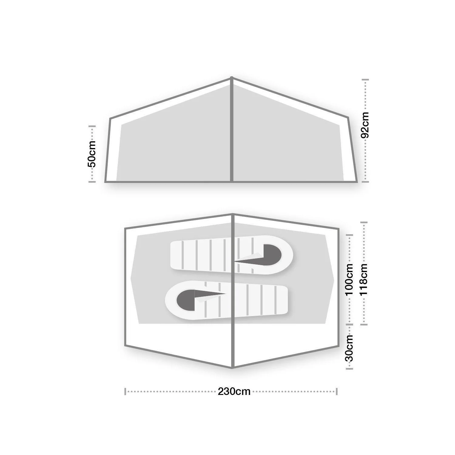 Refurbished Zephyros Compact 2 Tent - Image 2