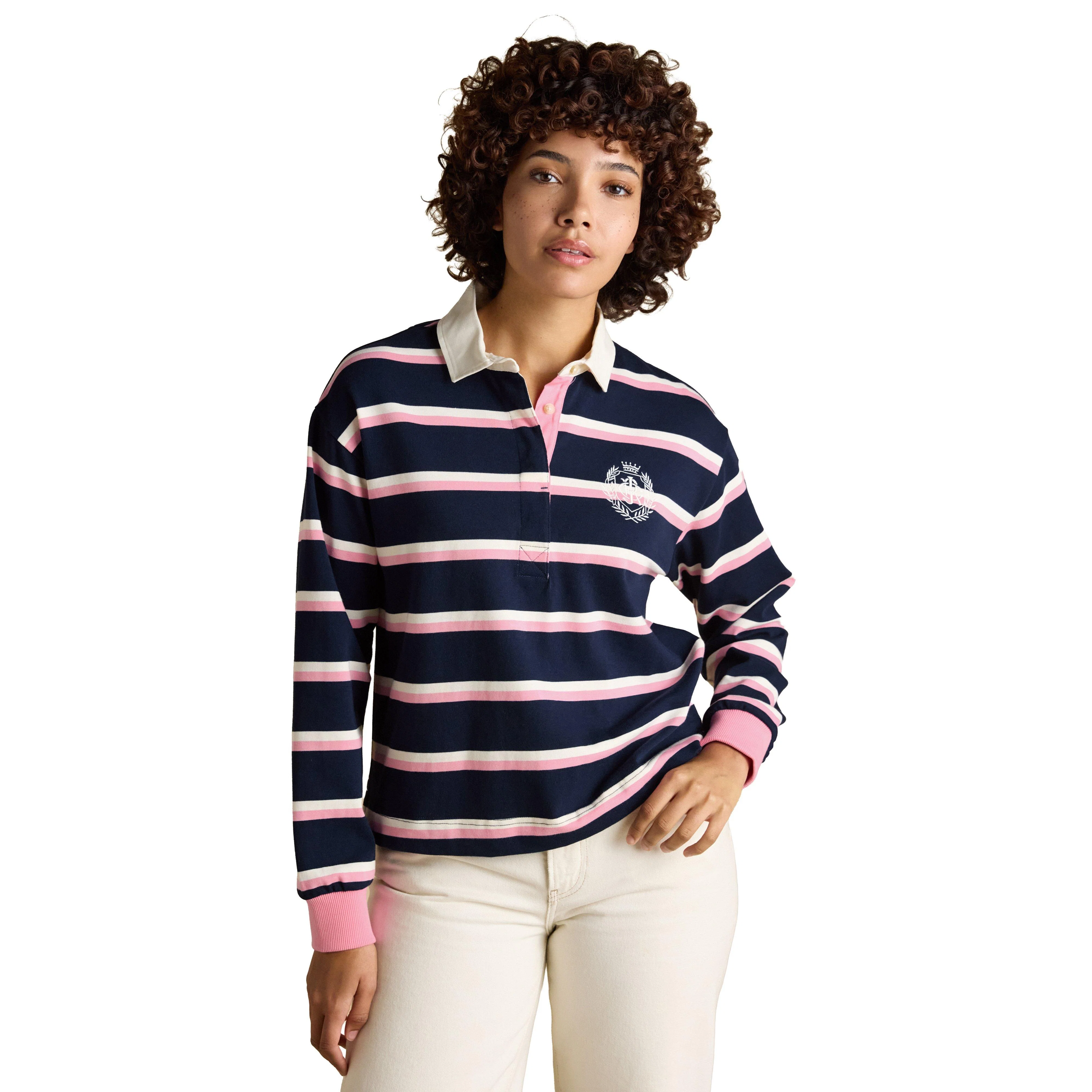 Women's Lara Striped Rugby Shirt - Image 11
