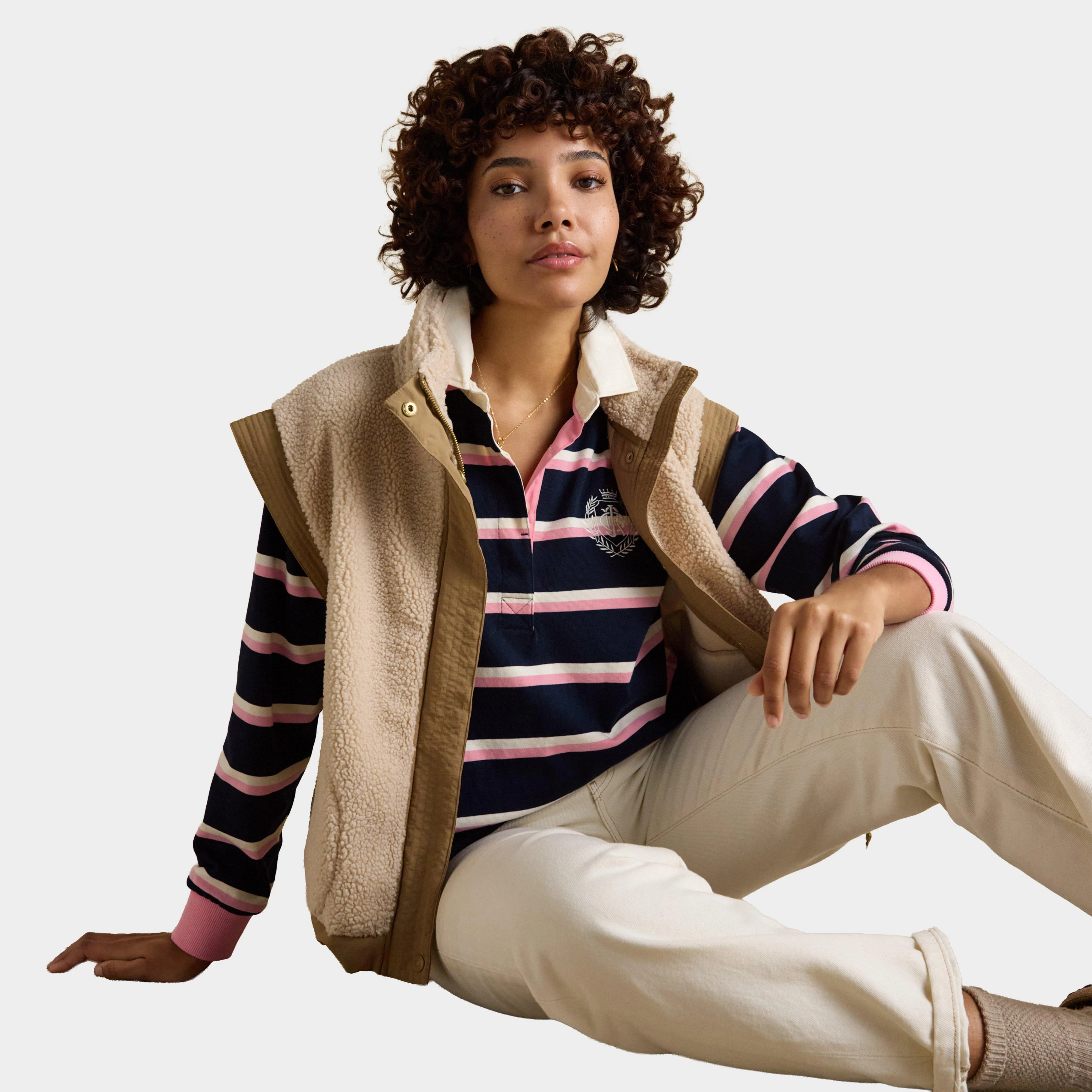 Women's Lara Striped Rugby Shirt - Image 3
