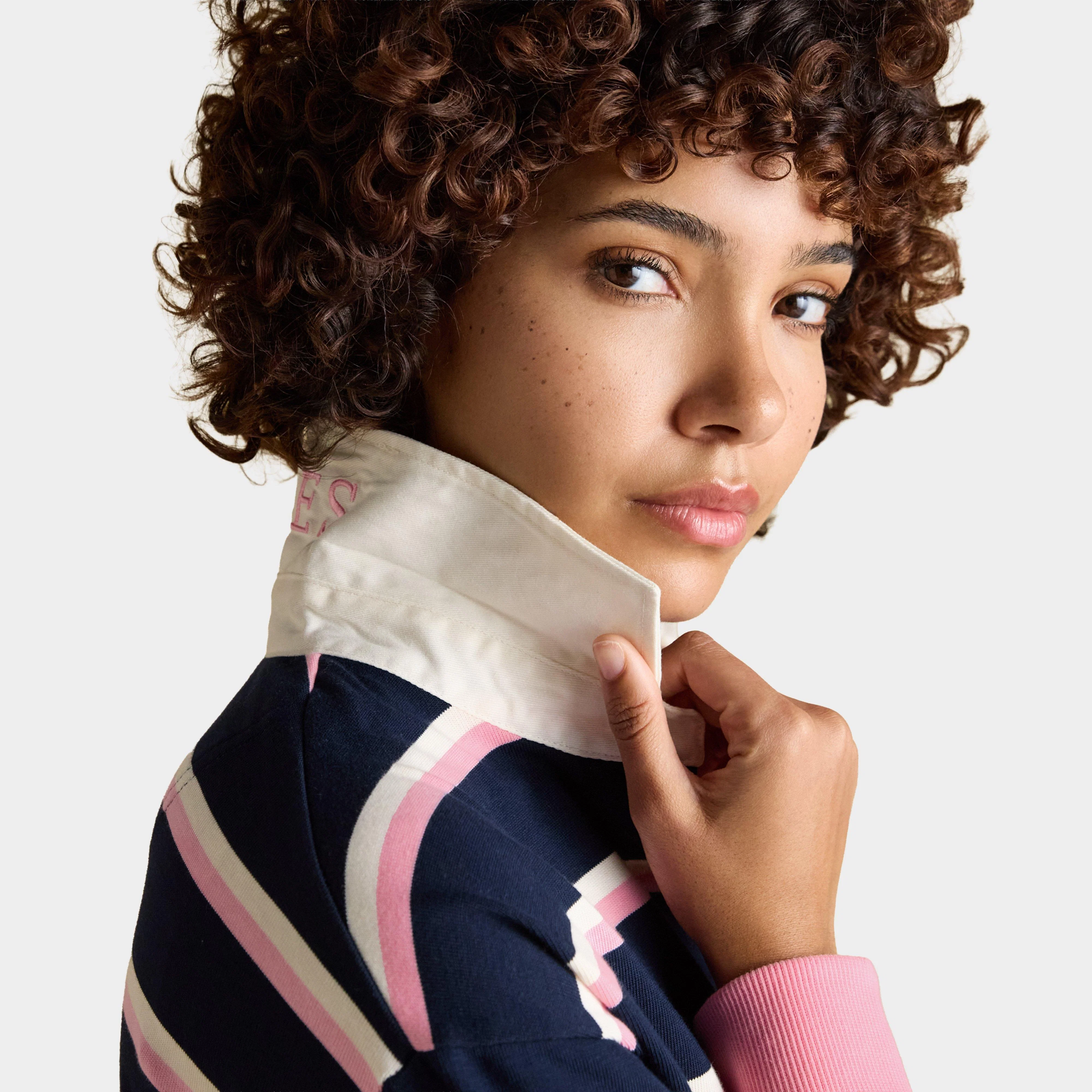 Women's Lara Striped Rugby Shirt - Image 8