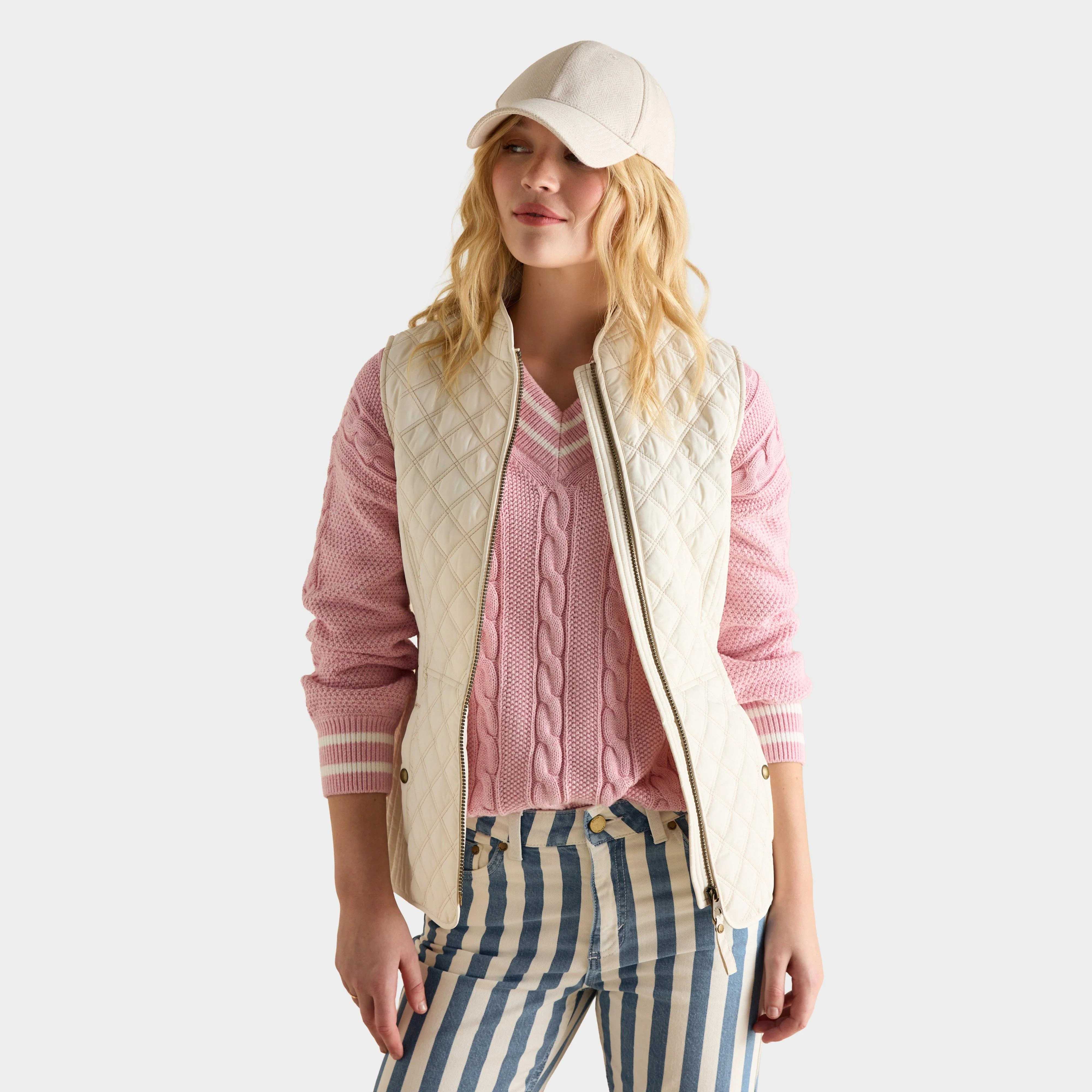 Women's Minx Showerproof Diamond Quilted Gilet - Image 5