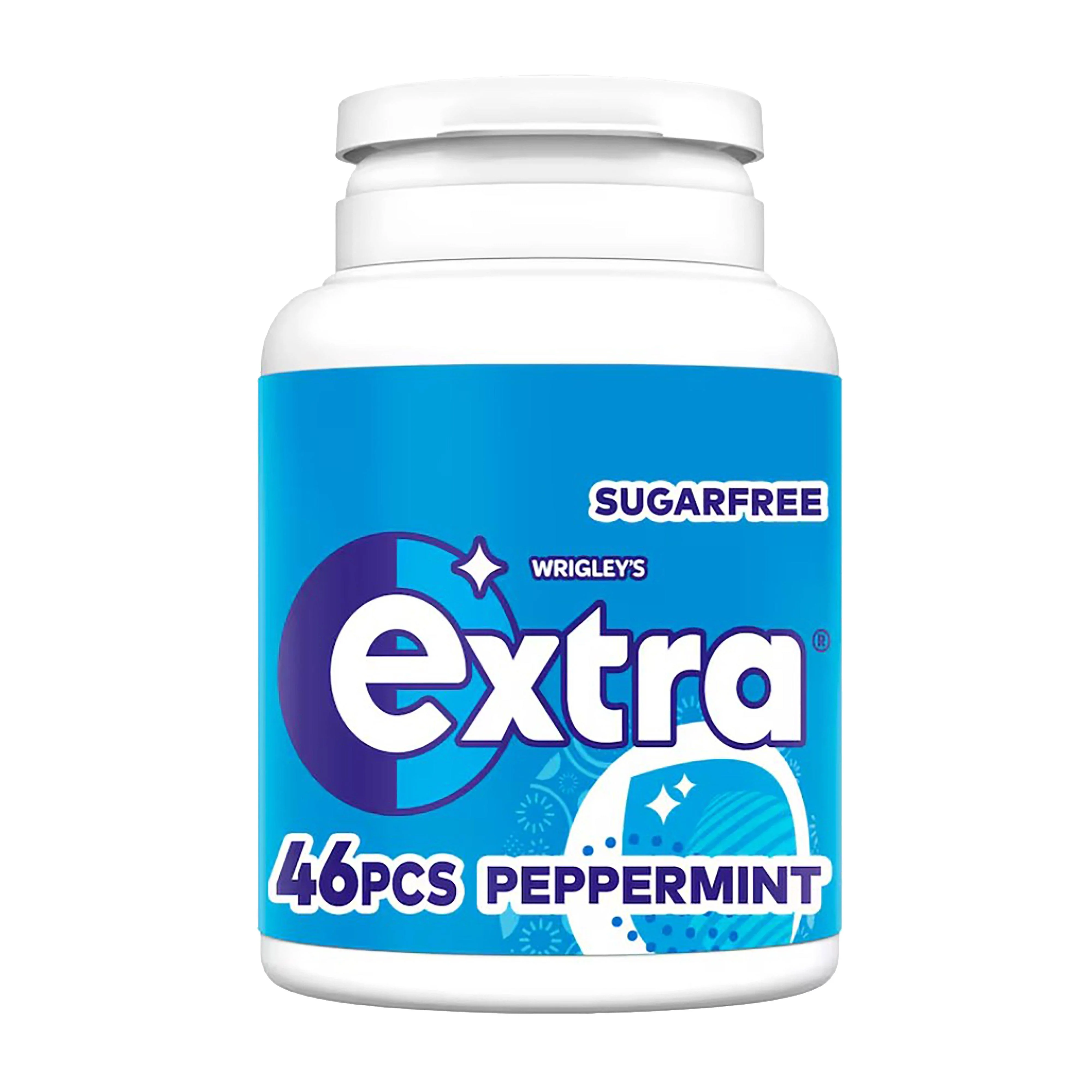 Extra Peppermint Sugarfree Chewing Gum Bottle - Image 2