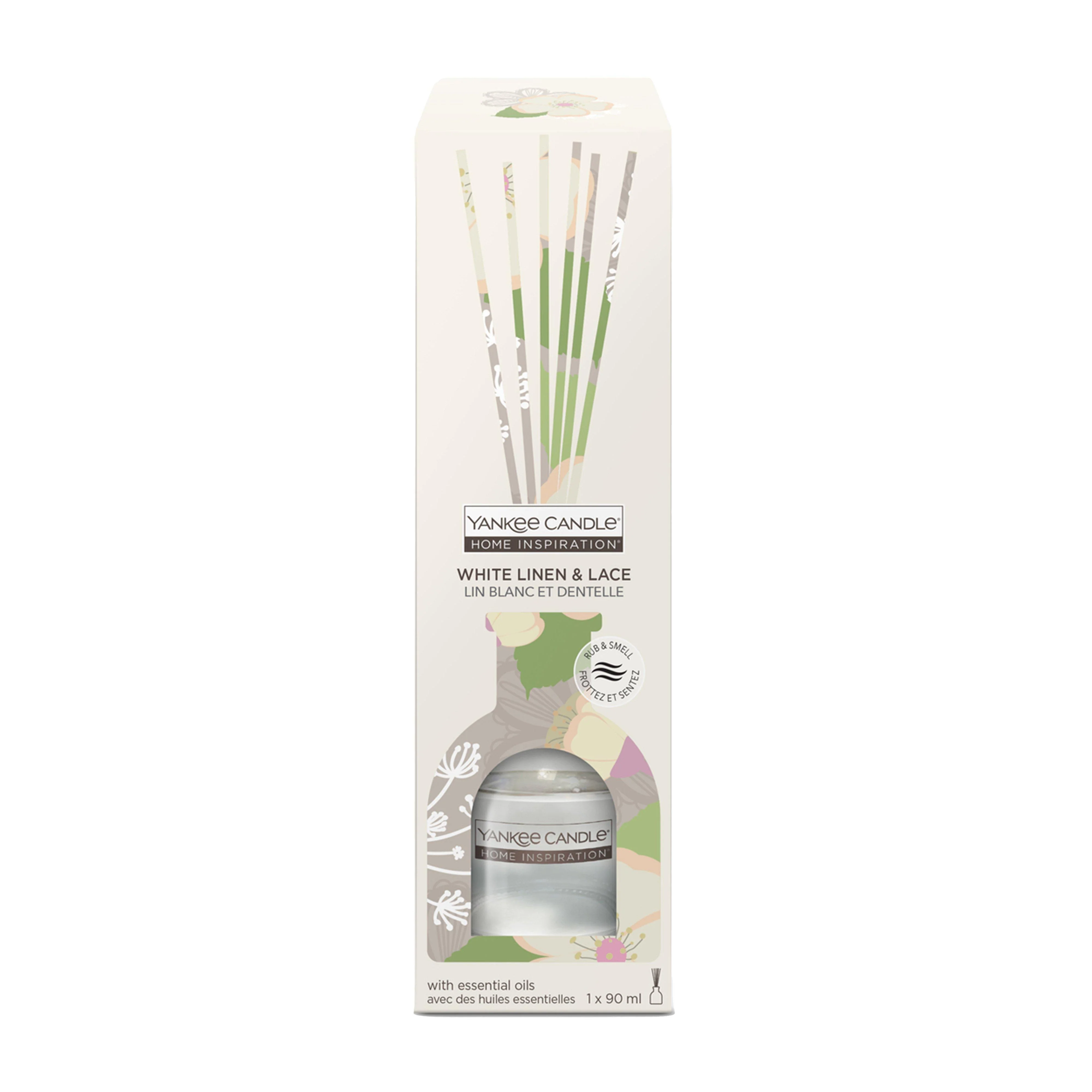 Reed Diffuser White Linen & Lace 90ml - Image 2