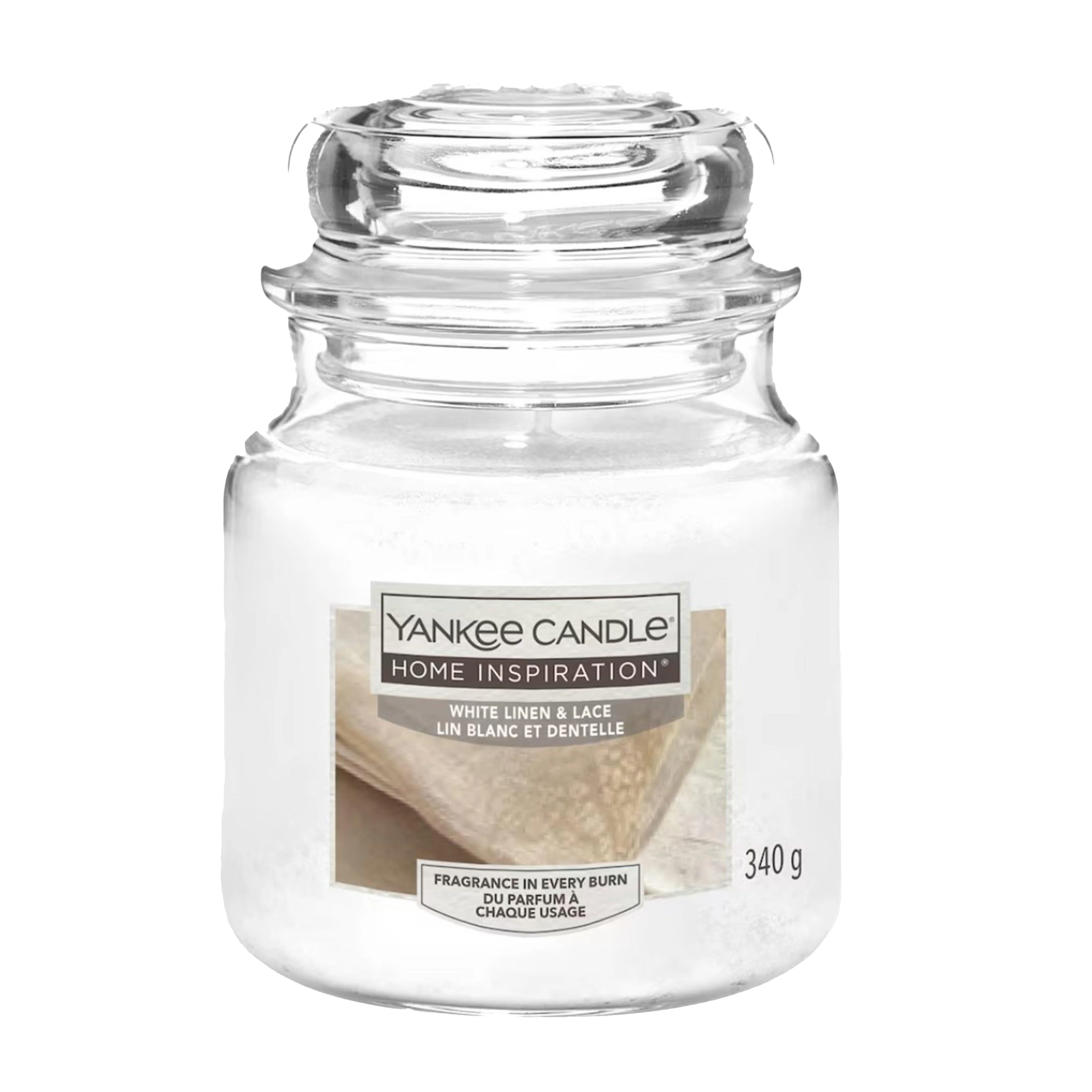 White Linen & Lace Medium Jar - Image 3