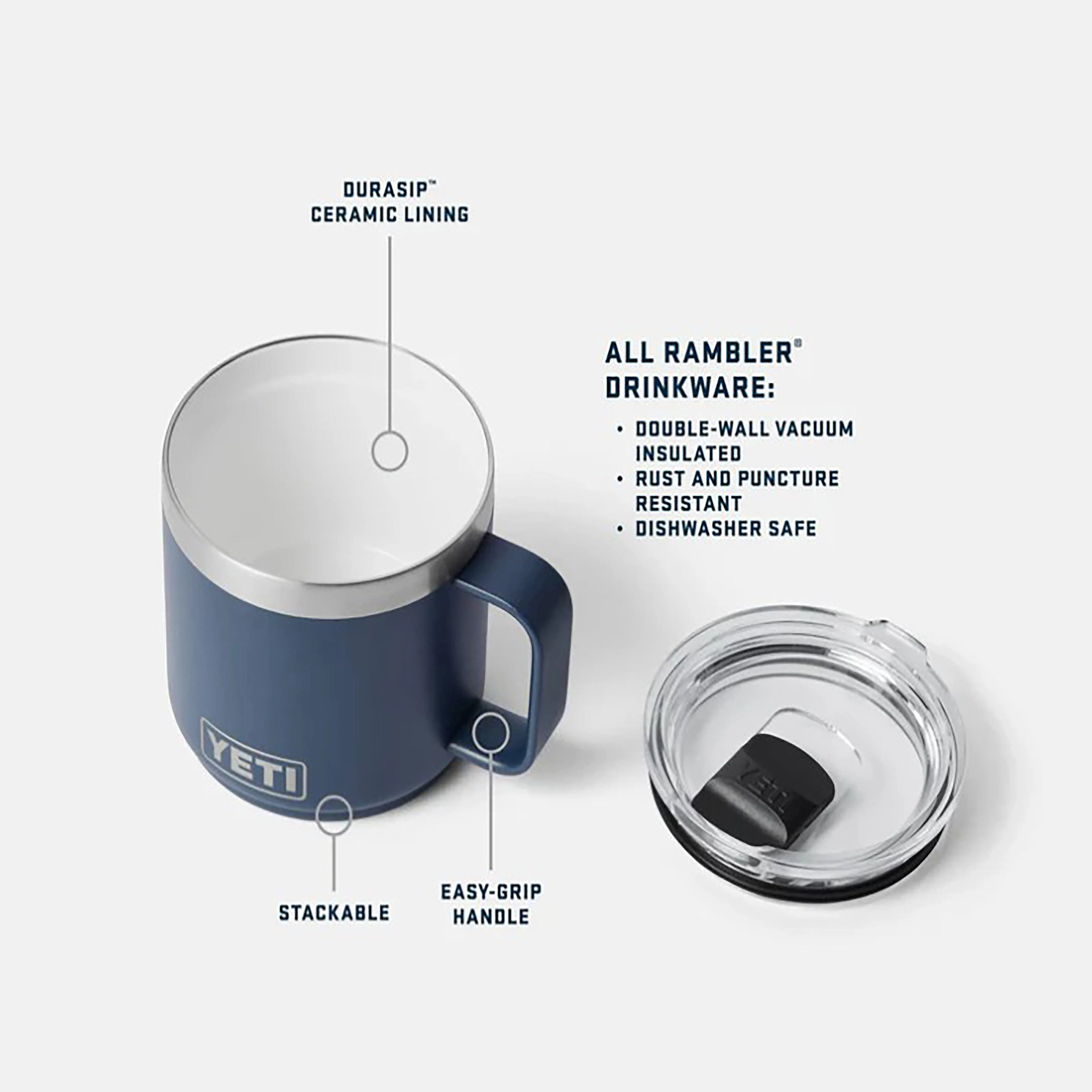 Rambler® 14oz (414ml) Stackable Mug with DuraSip™ Ceramic Lining - Image 6
