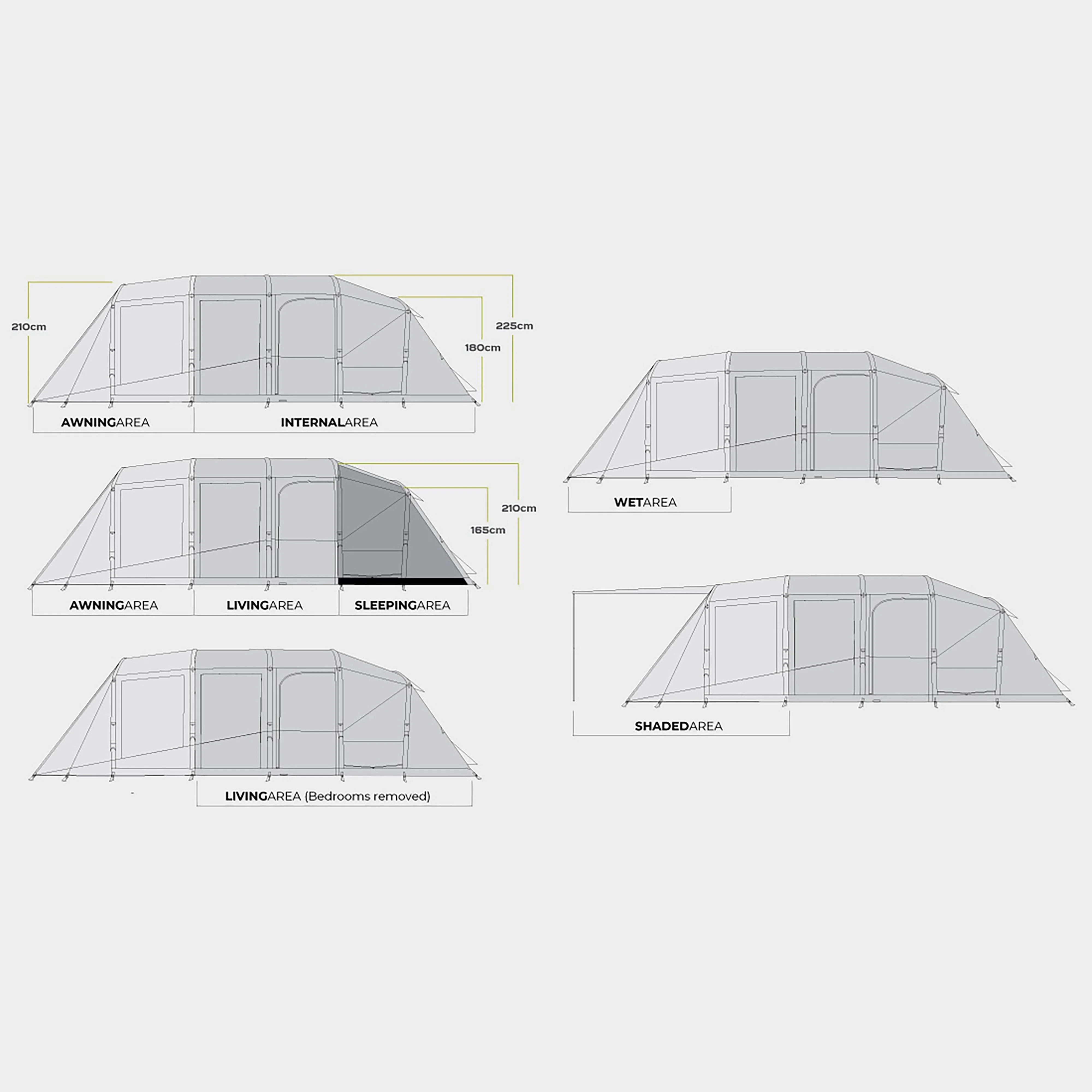 Refurbished Aero TXL Dura Inflatable Family Tent - Image 2